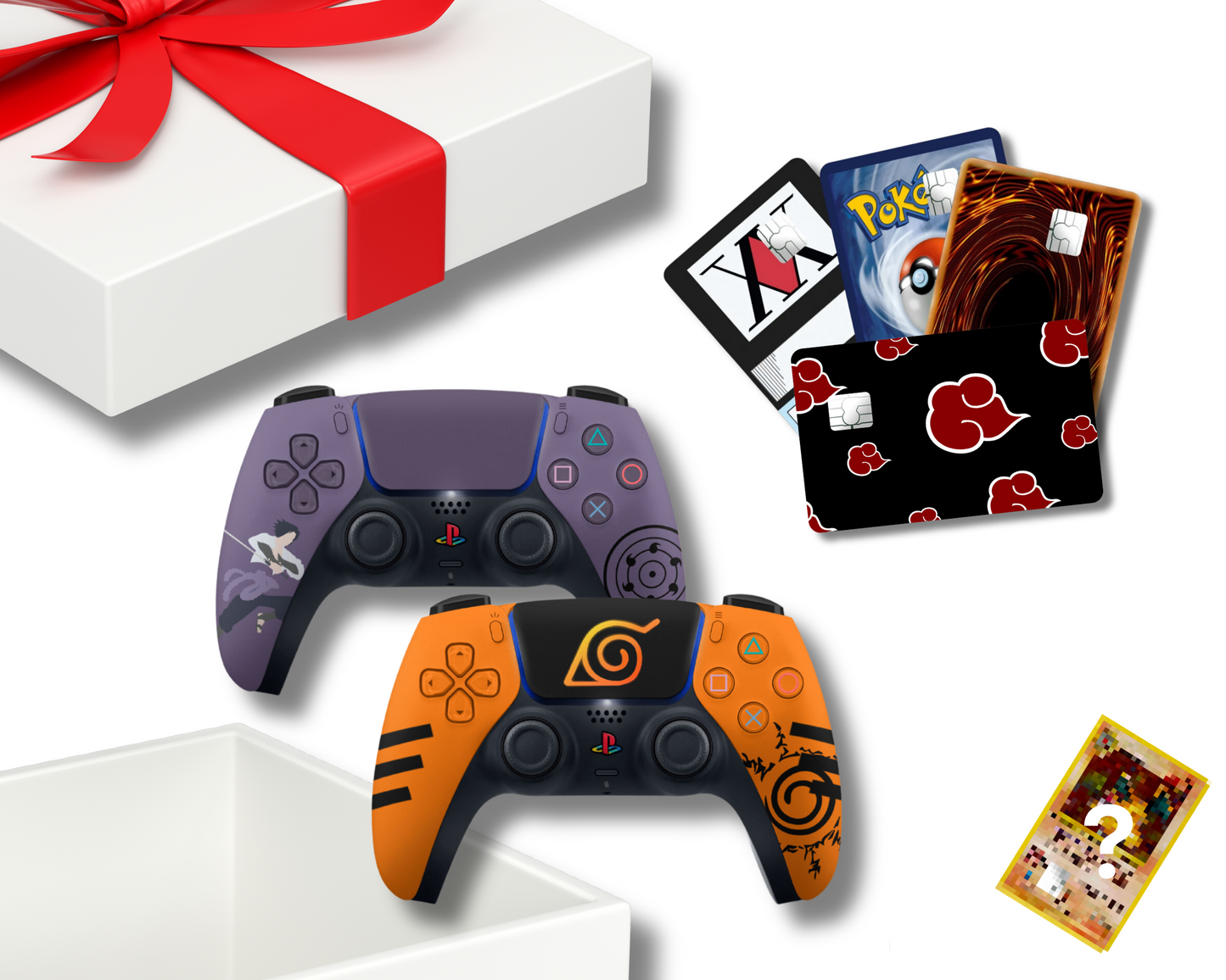 Naruto PS5 Controller & Credit Card Bundle Skin Set
