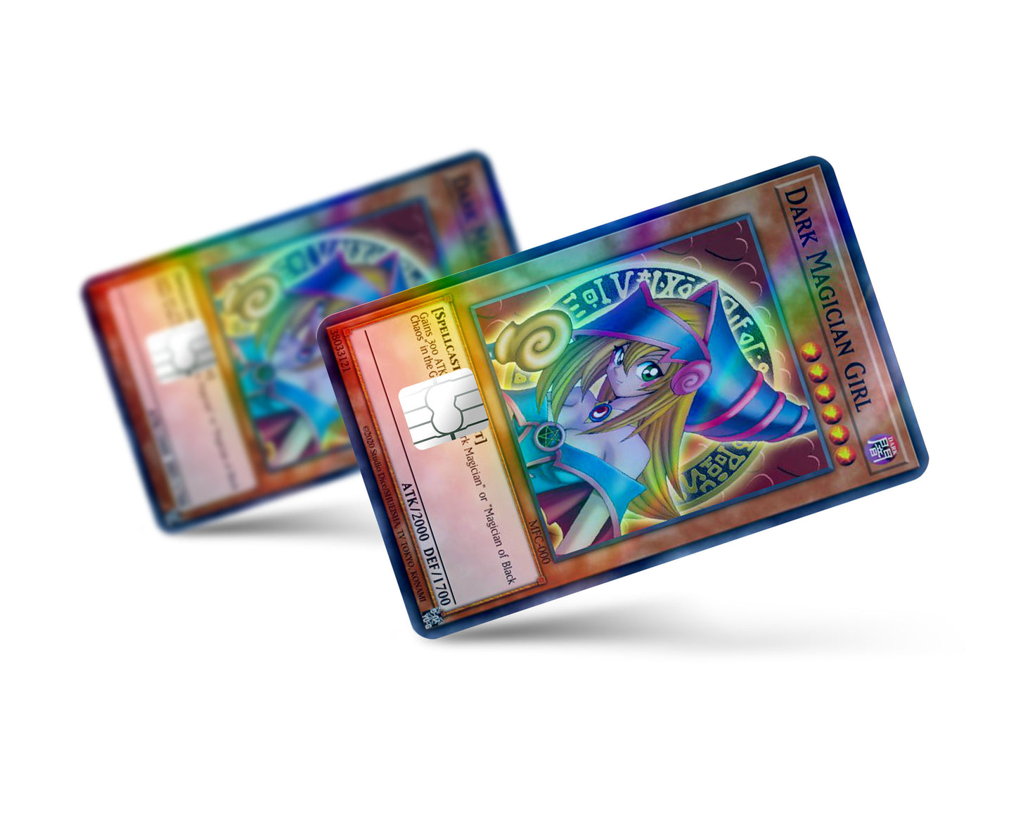 Dark Magician Card Holographic Credit Card Bundle Skin