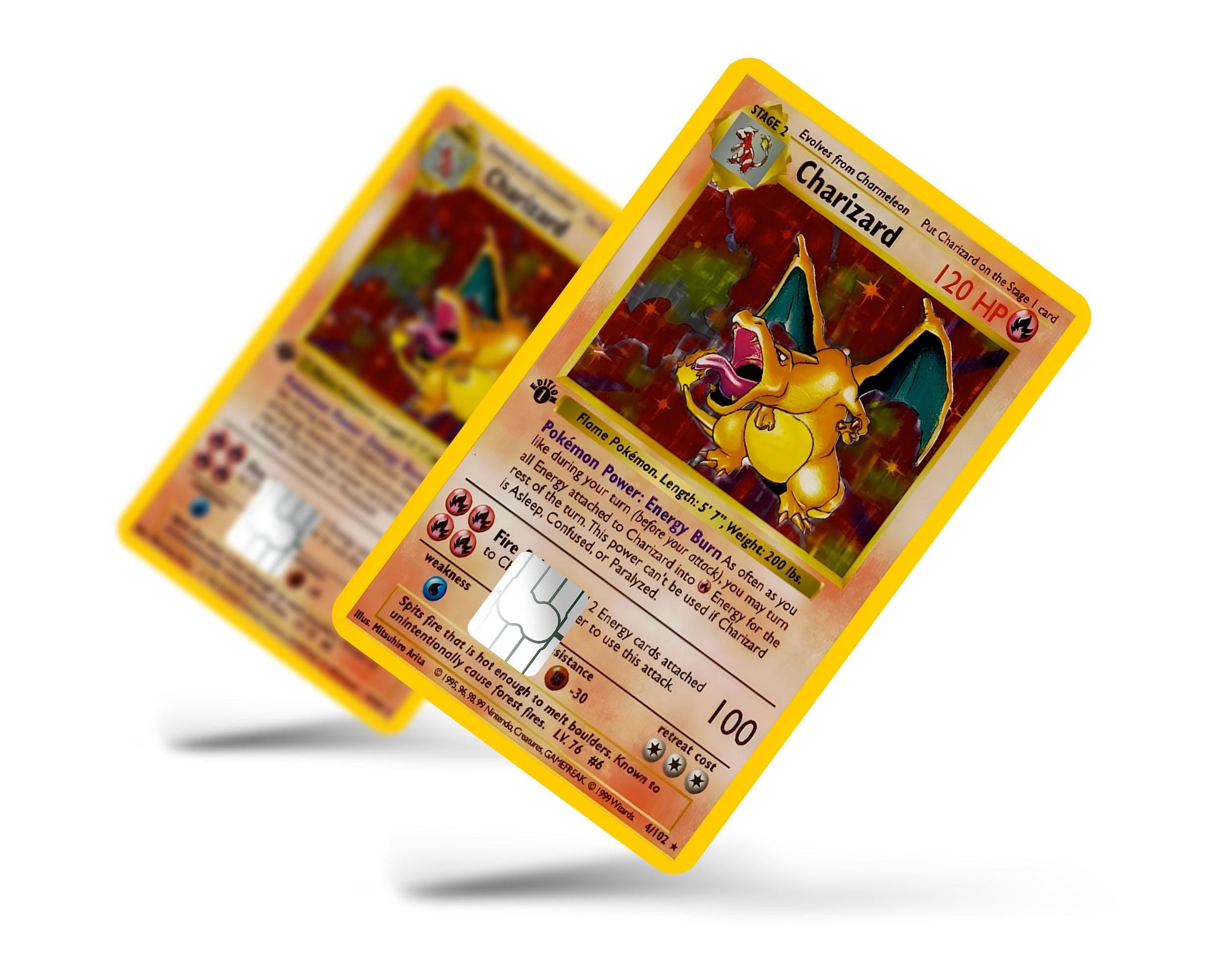 Pokemon Charizard Card Credit Card Skin Pokemon Charizard Card Credit Card Skin