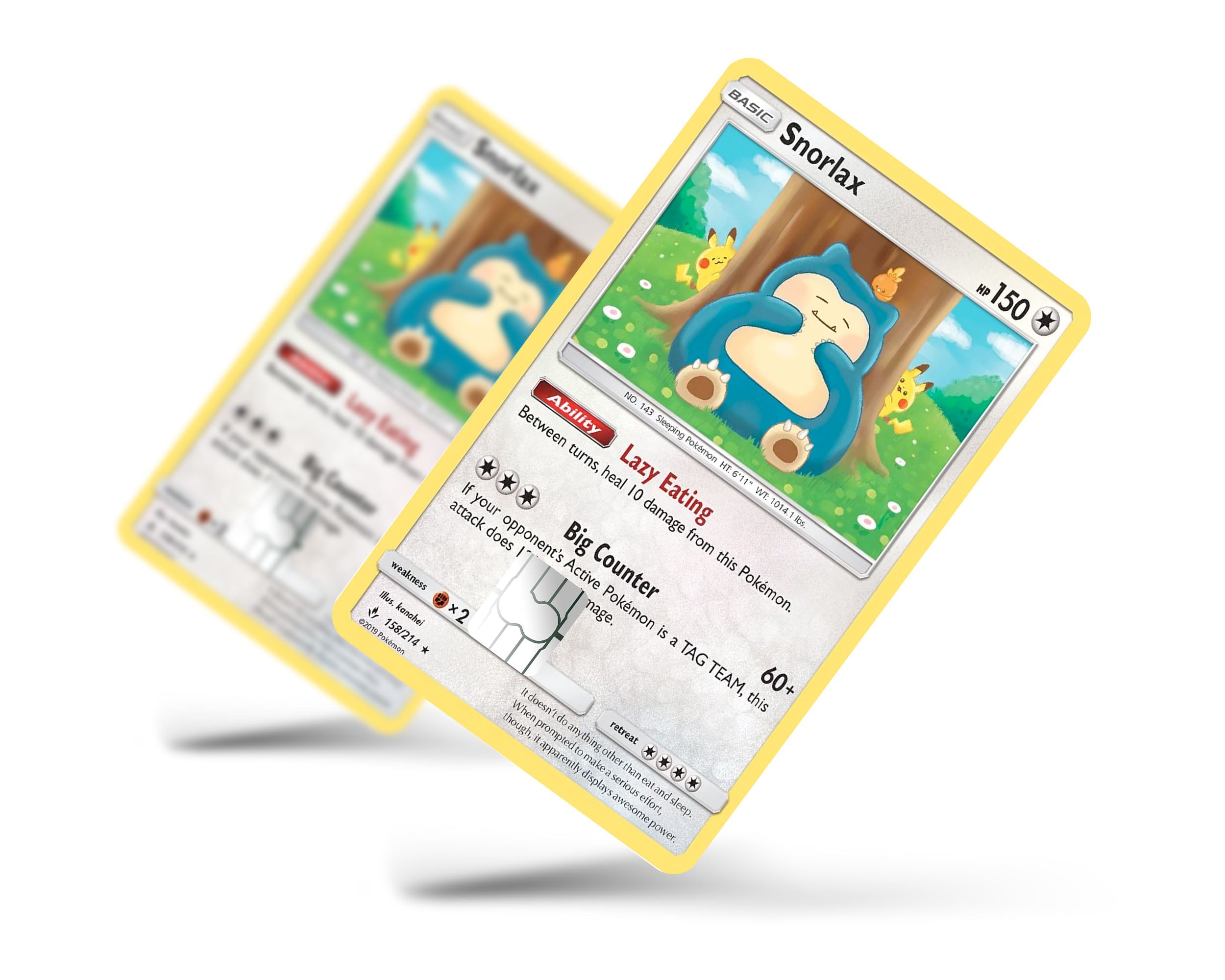 Lazy Snorlax Pokemon Credit Card Credit Card Skin Anime Town Creations Lazy Snorlax Pokemon Credit Card Credit Card Skin Anime Town Creations