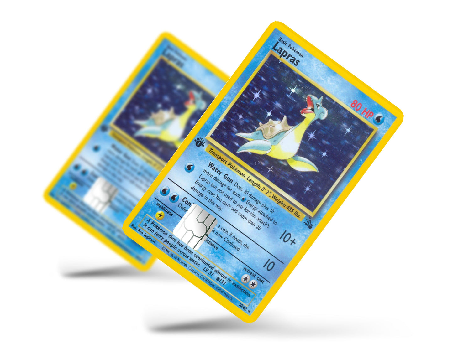 Anime Town Creations Credit Card Lapras Pokemon Card Full Skins - Anime Pokemon Credit Card Skin