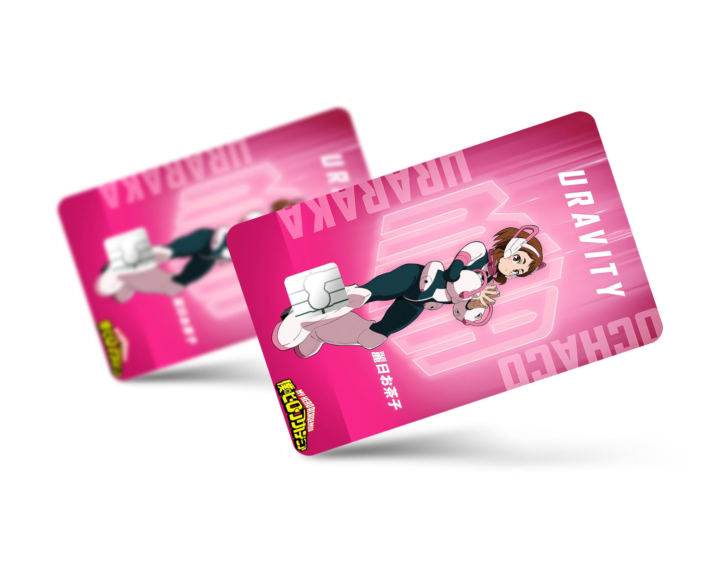 Anime Town Creations Credit Card My Hero Academia Ochaco Uraraka Feature Full Skins - Anime My Hero Academia Credit Card Skin