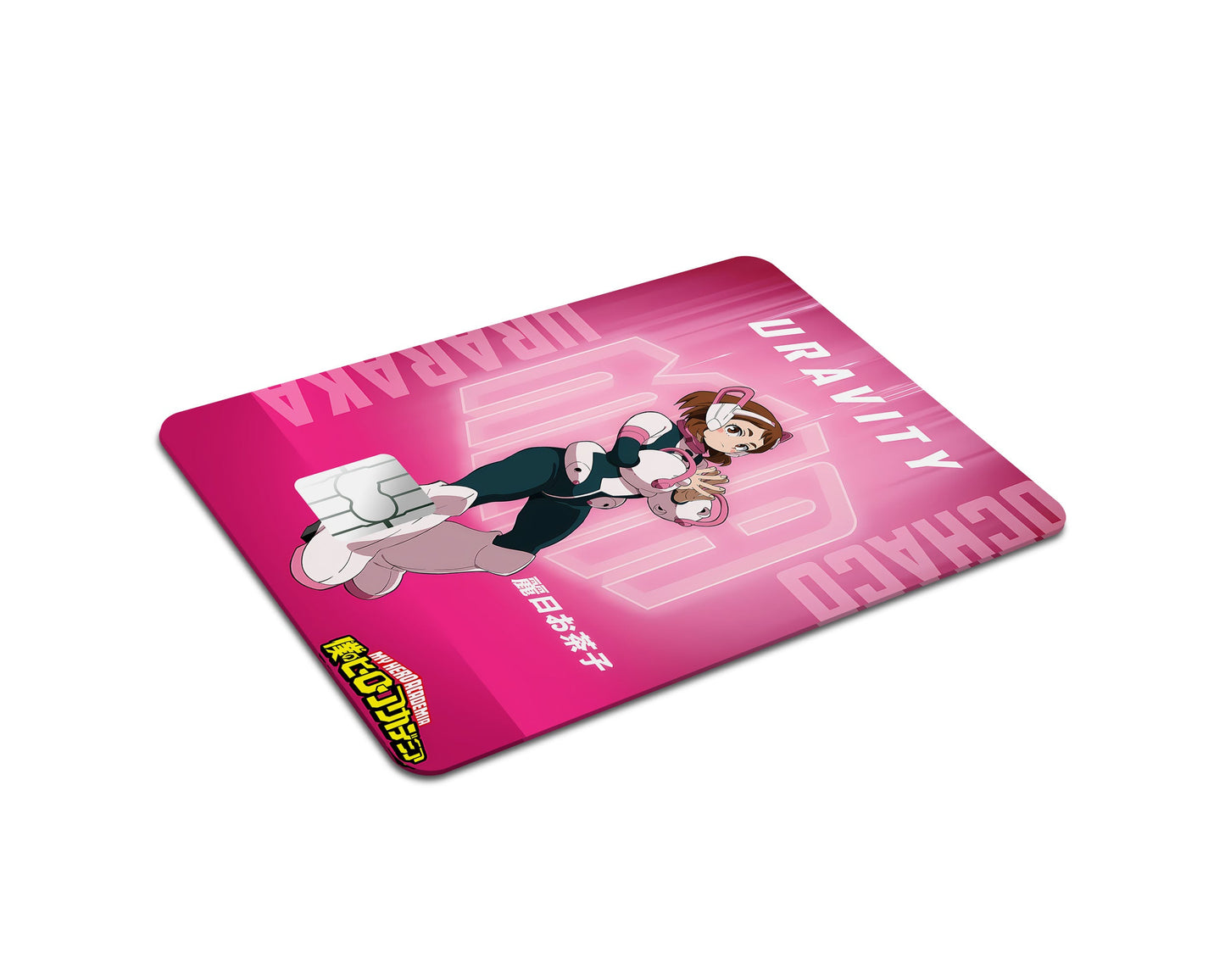 Anime Town Creations Credit Card My Hero Academia Ochaco Uraraka Feature Full Skins - Anime My Hero Academia Credit Card Skin