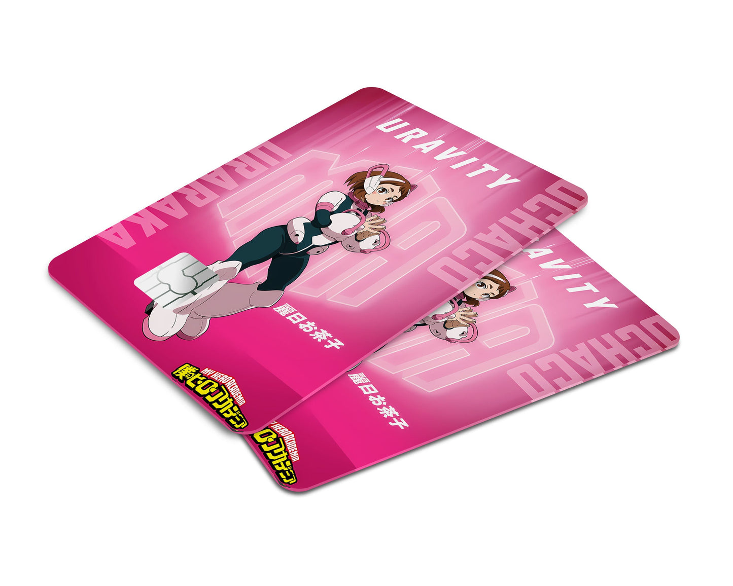 Anime Town Creations Credit Card My Hero Academia Ochaco Uraraka Feature Window Skins - Anime My Hero Academia Credit Card Skin