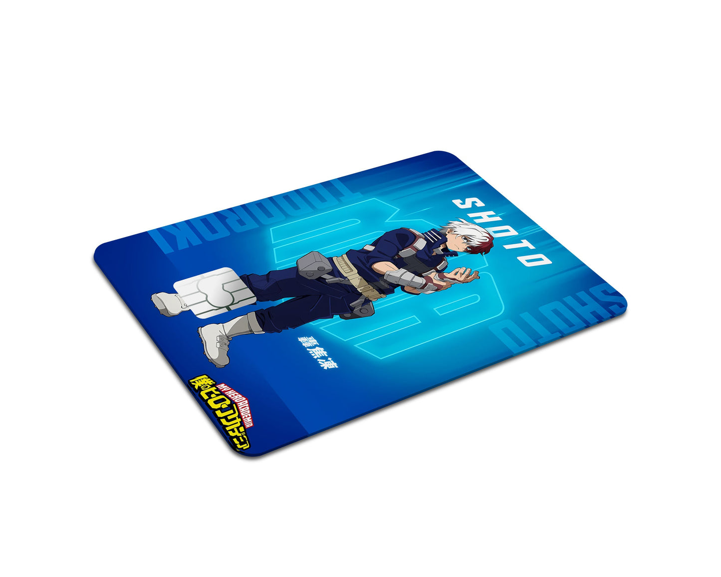 Anime Town Creations Credit Card My Hero Academia Shoto Todorok Feature Full Skins - Anime My Hero Academia Credit Card Skin