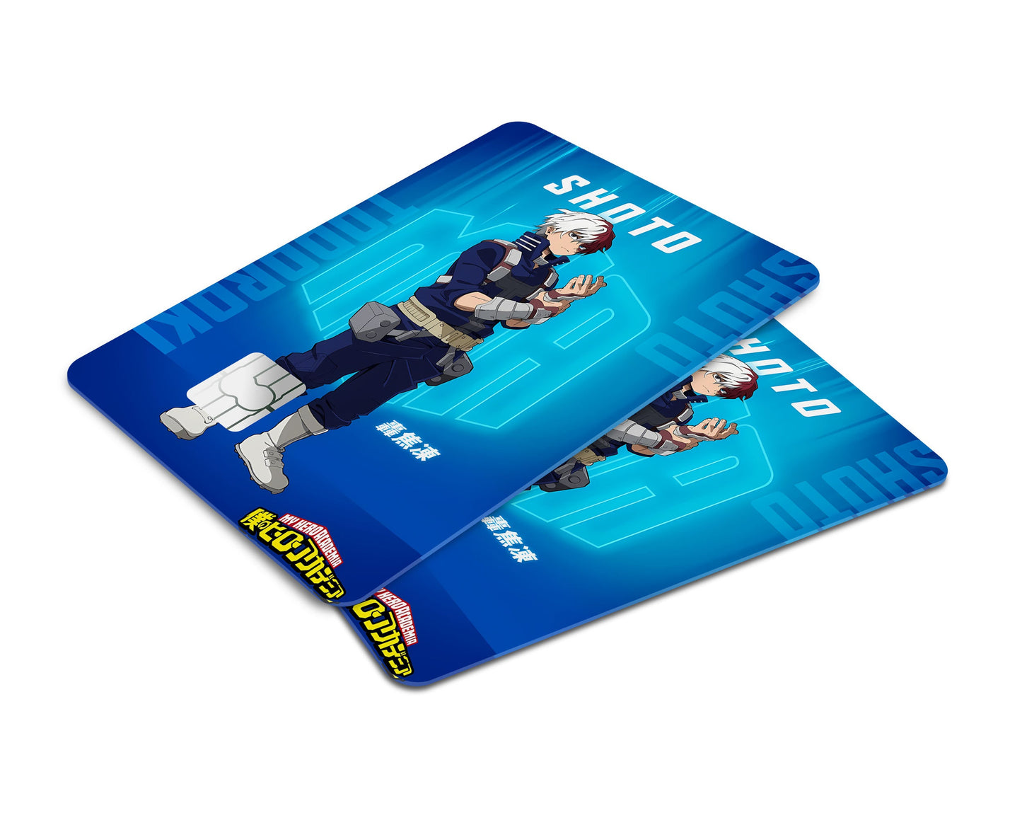 Anime Town Creations Credit Card My Hero Academia Shoto Todorok Feature Window Skins - Anime My Hero Academia Credit Card Skin