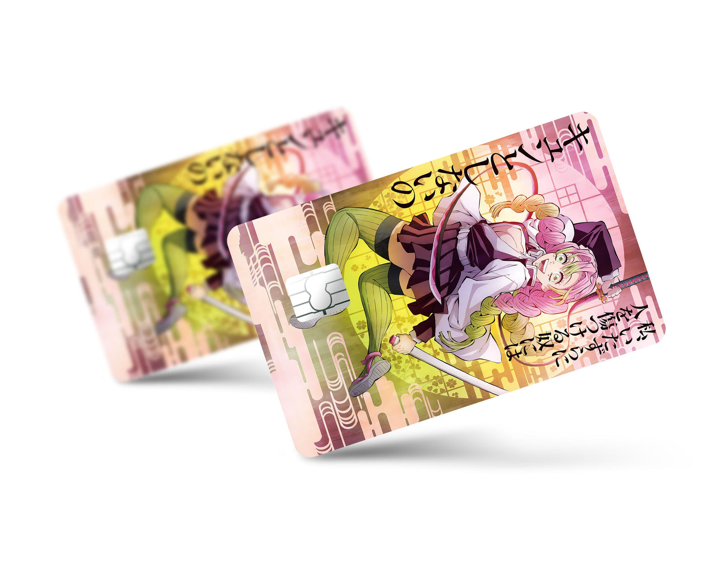 Anime Town Creations Credit Card Demon Slayer Mitsuri Kanroji Feature Full Skins - Anime Demon Slayer Credit Card Skin