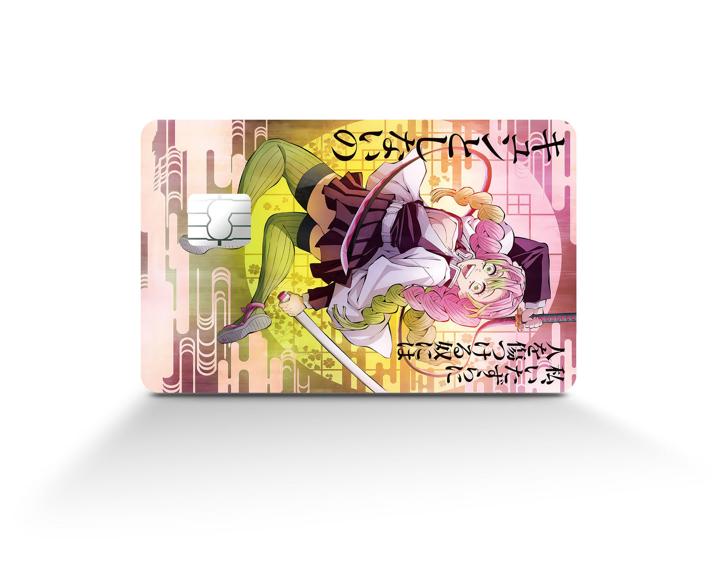 Anime Town Creations Credit Card Demon Slayer Mitsuri Kanroji Feature Full Skins - Anime Demon Slayer Credit Card Skin