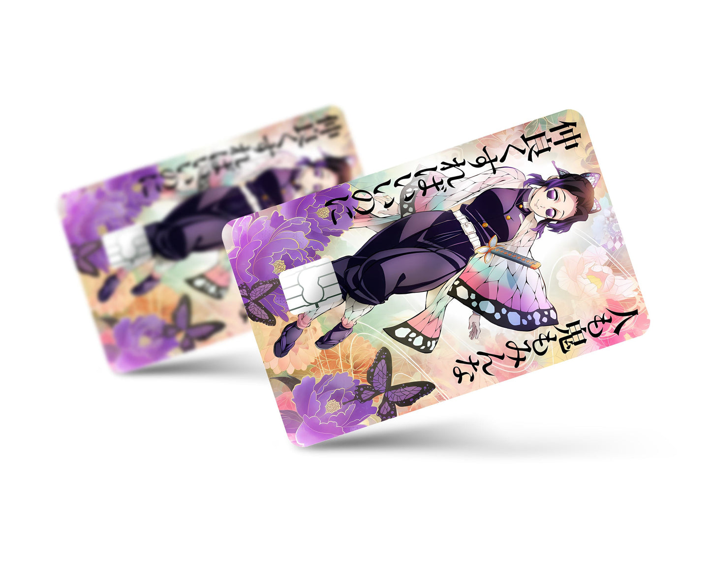 Anime Town Creations Credit Card Demon Slayer Shinobu Kocho Feature Full Skins - Anime Demon Slayer Credit Card Skin