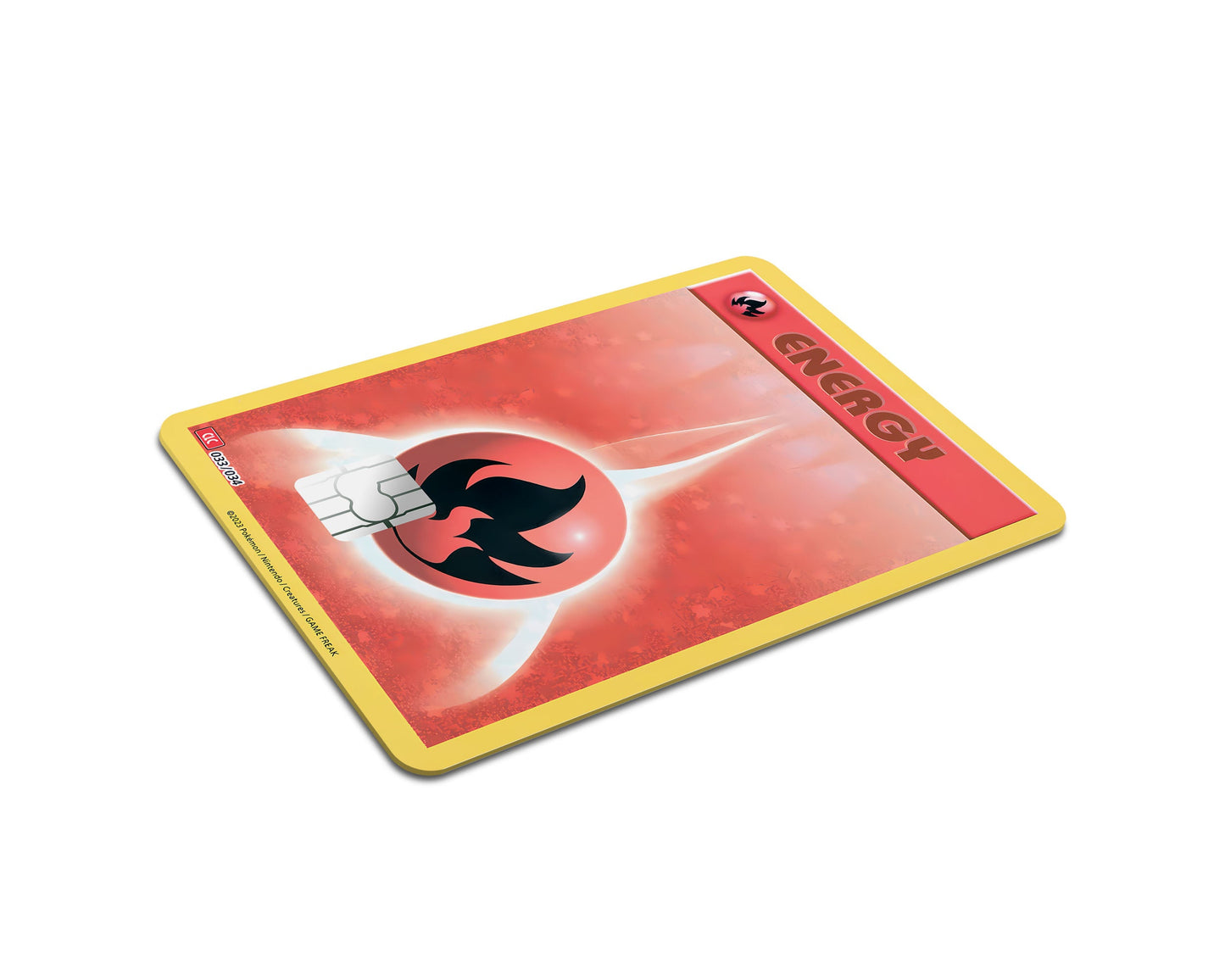 Anime Town Creations Credit Card Fire Energy Pokemon Card Full Skins - Anime Pokemon Credit Card Skin
