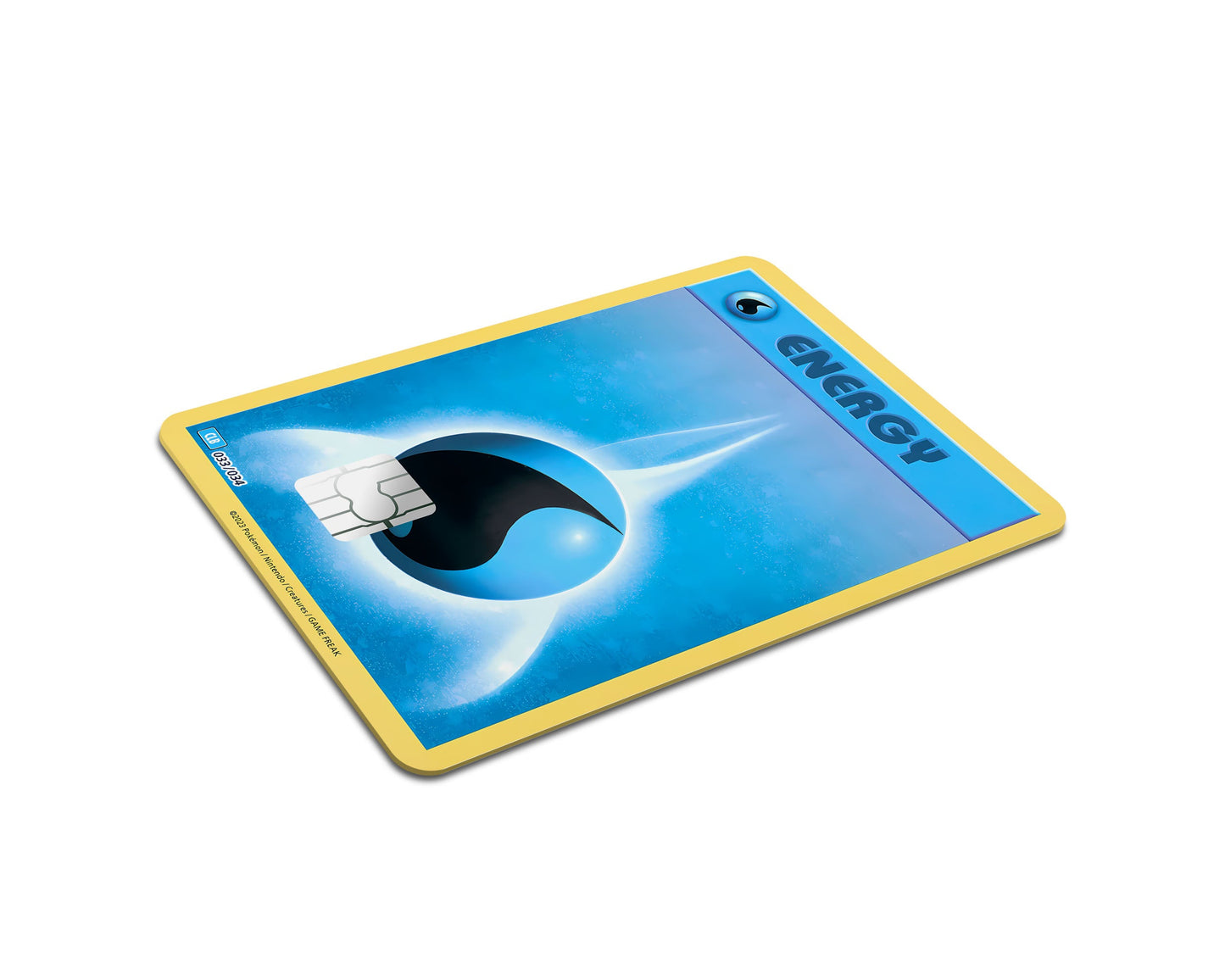 Anime Town Creations Credit Card Water Energy Pokemon Card Full Skins - Anime Pokemon Credit Card Skin