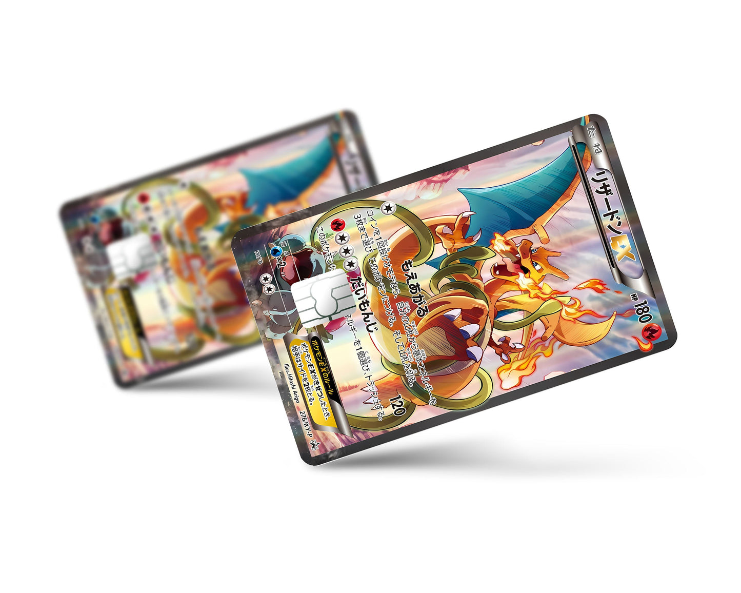 Anime Town Creations Credit Card Charizard JP Pokemon Card Full Skins - Anime Pokemon Credit Card Skin