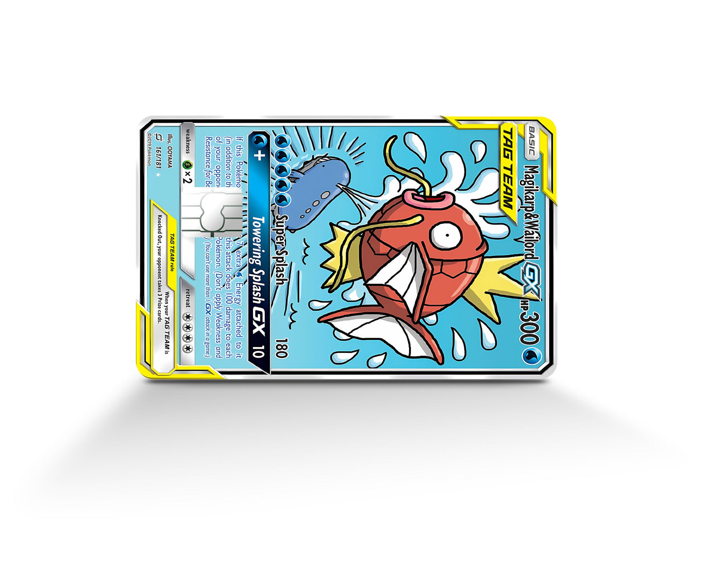 Anime Town Creations Credit Card Magikarp & Wailord Pokemon Card Full Skins - Anime Pokemon Credit Card Skin