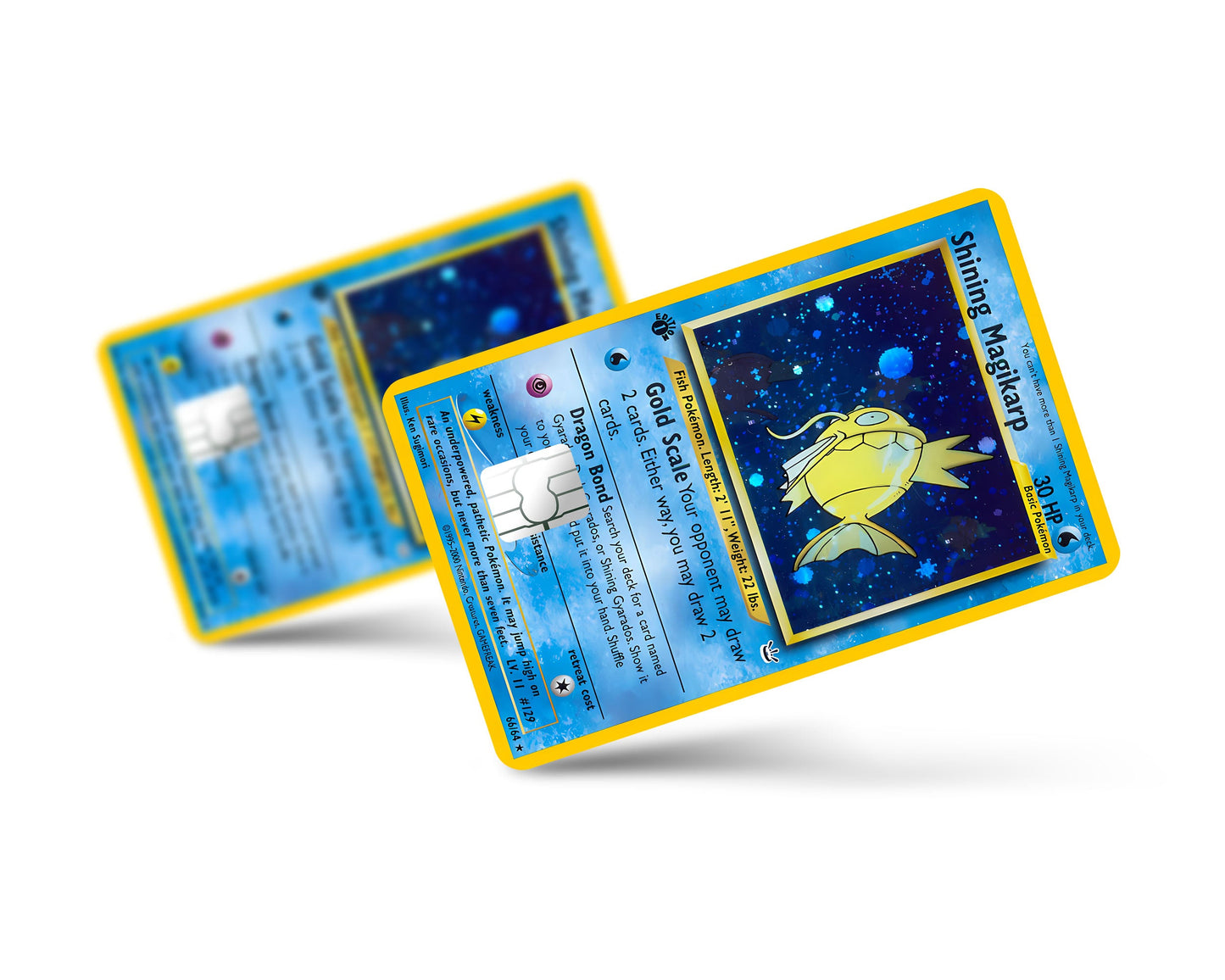 Anime Town Creations Credit Card Shining Magikarp Pokemon Card Full Skins - Anime Pokemon Credit Card Skin