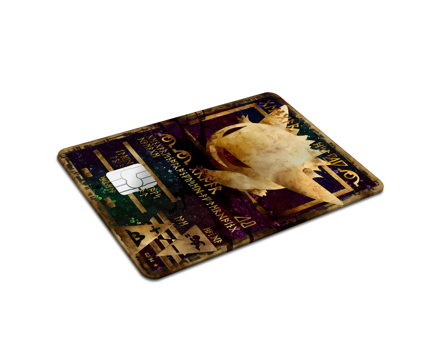 Anime Town Creations Credit Card Ancient Gengar Pokemon Card Full Skins - Anime Pokemon Credit Card Skin