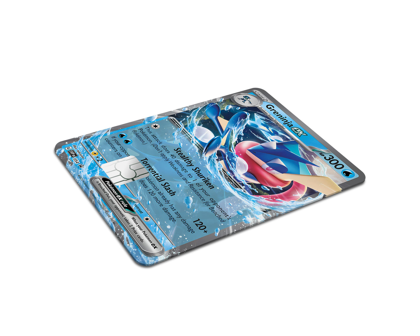 Anime Town Creations Credit Card Greninja Pokemon Card Full Skins - Anime Pokemon Credit Card Skin