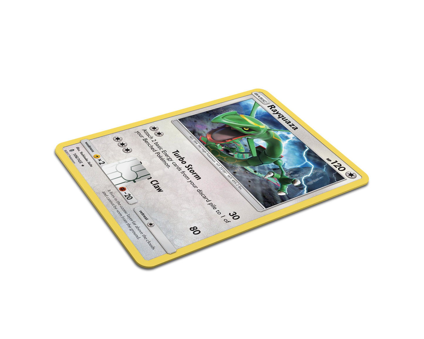 Anime Town Creations Credit Card Rayquaza Pokemon Card Full Skins - Anime Pokemon Credit Card Skin