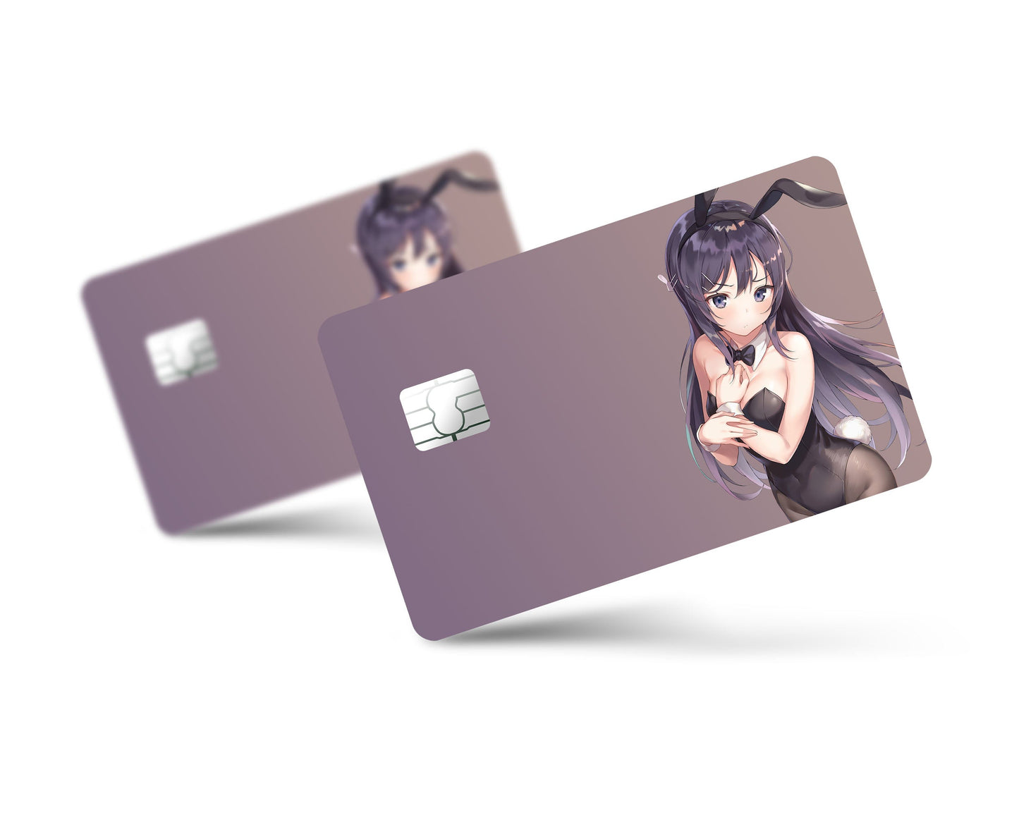 Anime Town Creations Credit Card Bunny Girl Senpai Mai Sakurajima Full Skins - Anime Rascal Does Not Dream of Bunny Girl Senpai Credit Card Skin