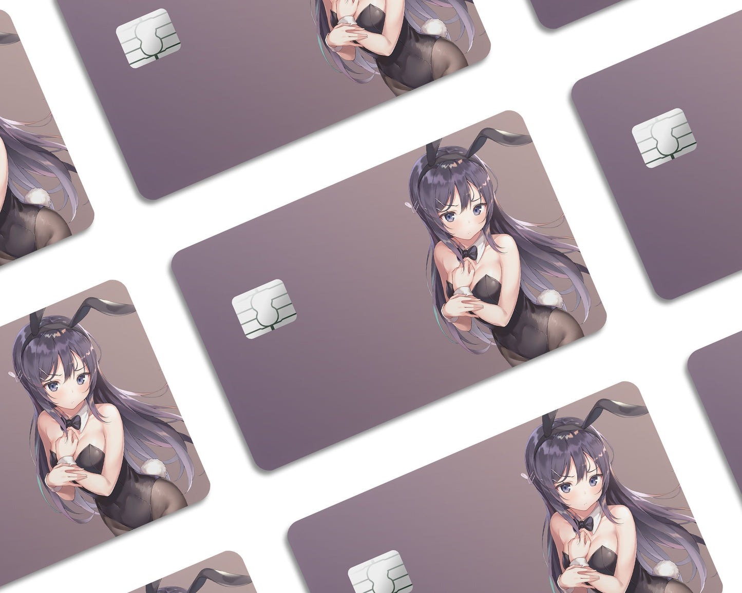 Anime Town Creations Credit Card Bunny Girl Senpai Mai Sakurajima Window Skins - Anime Rascal Does Not Dream of Bunny Girl Senpai Credit Card Skin
