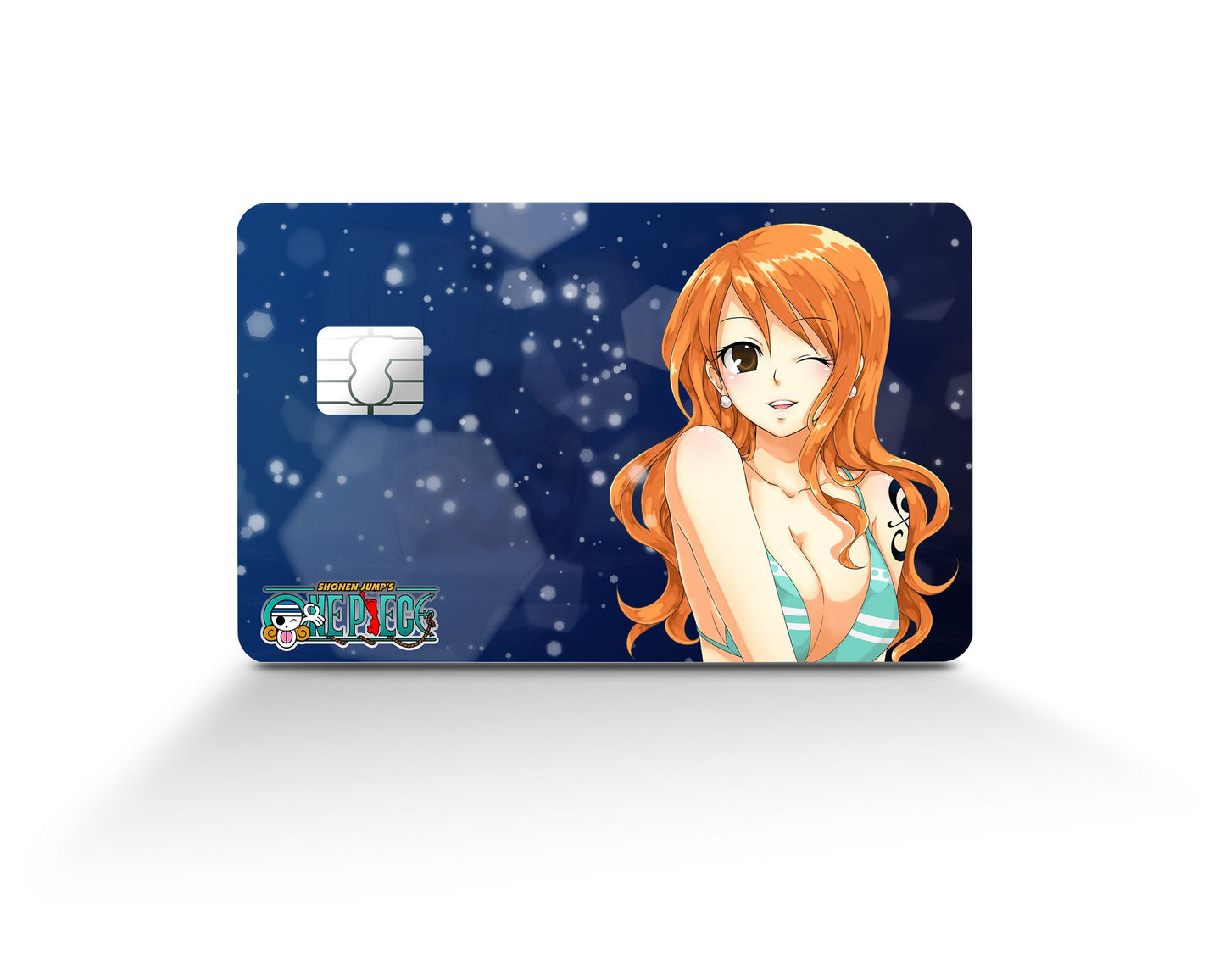 Anime Town Creations Credit Card One Piece Nami Manga Orange Full Skins - Anime One Piece Credit Card Skin