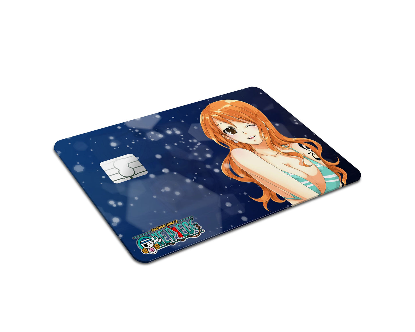 Anime Town Creations Credit Card One Piece Nami Manga Orange Full Skins - Anime One Piece Credit Card Skin