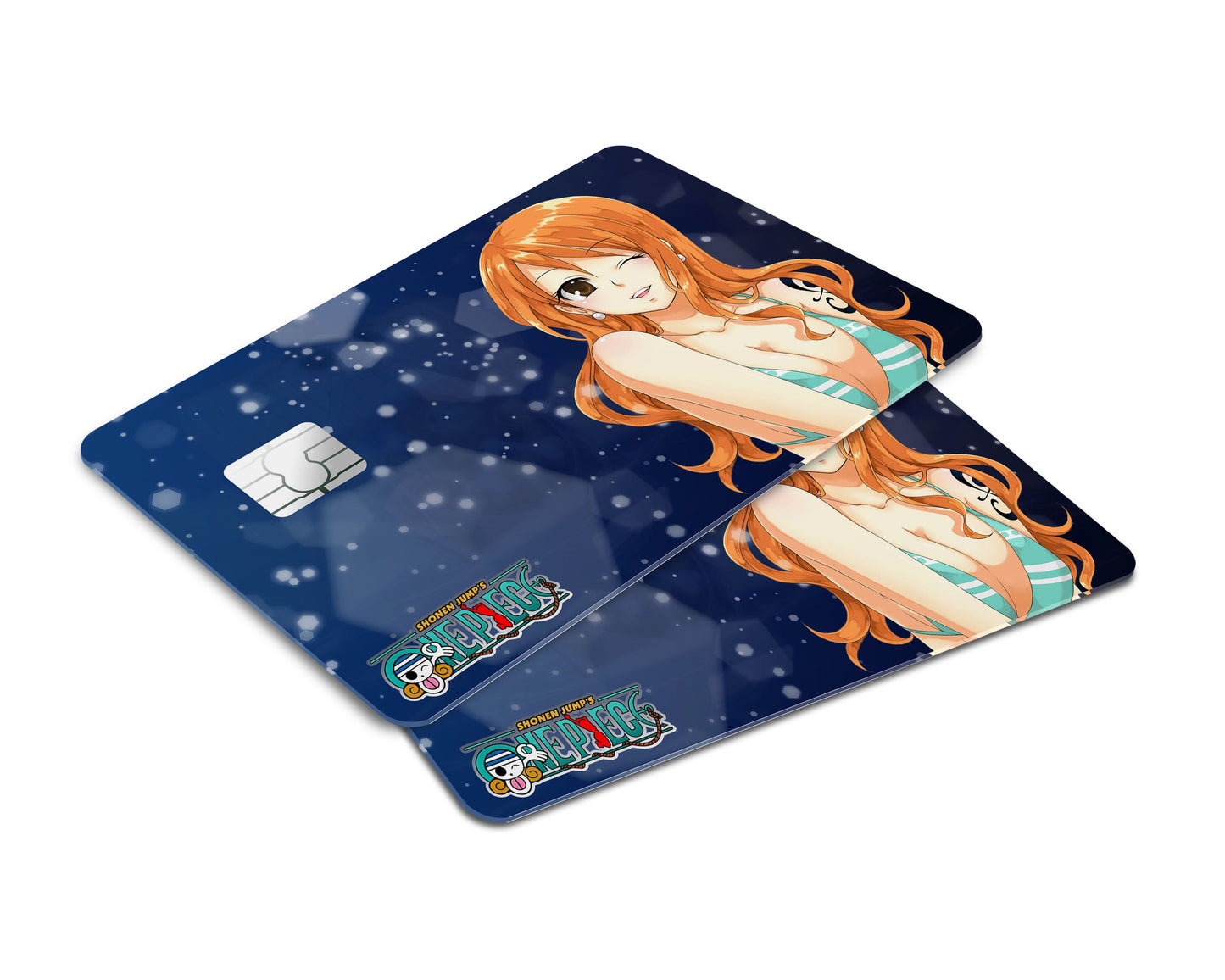 Anime Town Creations Credit Card One Piece Nami Manga Orange Window Skins - Anime One Piece Credit Card Skin