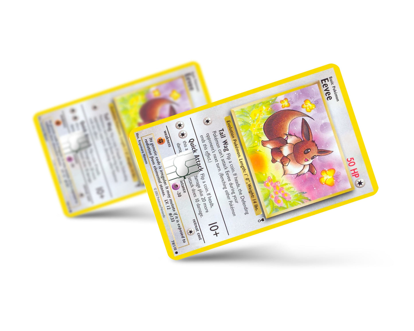 Anime Town Creations Credit Card Eevee Pokemon Card Full Skins - Anime Pokemon Credit Card Skin