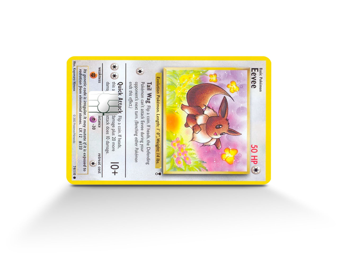 Anime Town Creations Credit Card Eevee Pokemon Card Full Skins - Anime Pokemon Credit Card Skin