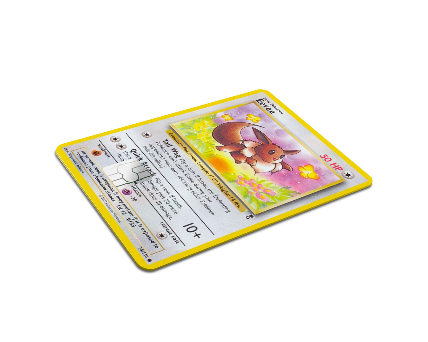 Anime Town Creations Credit Card Eevee Pokemon Card Full Skins - Anime Pokemon Credit Card Skin