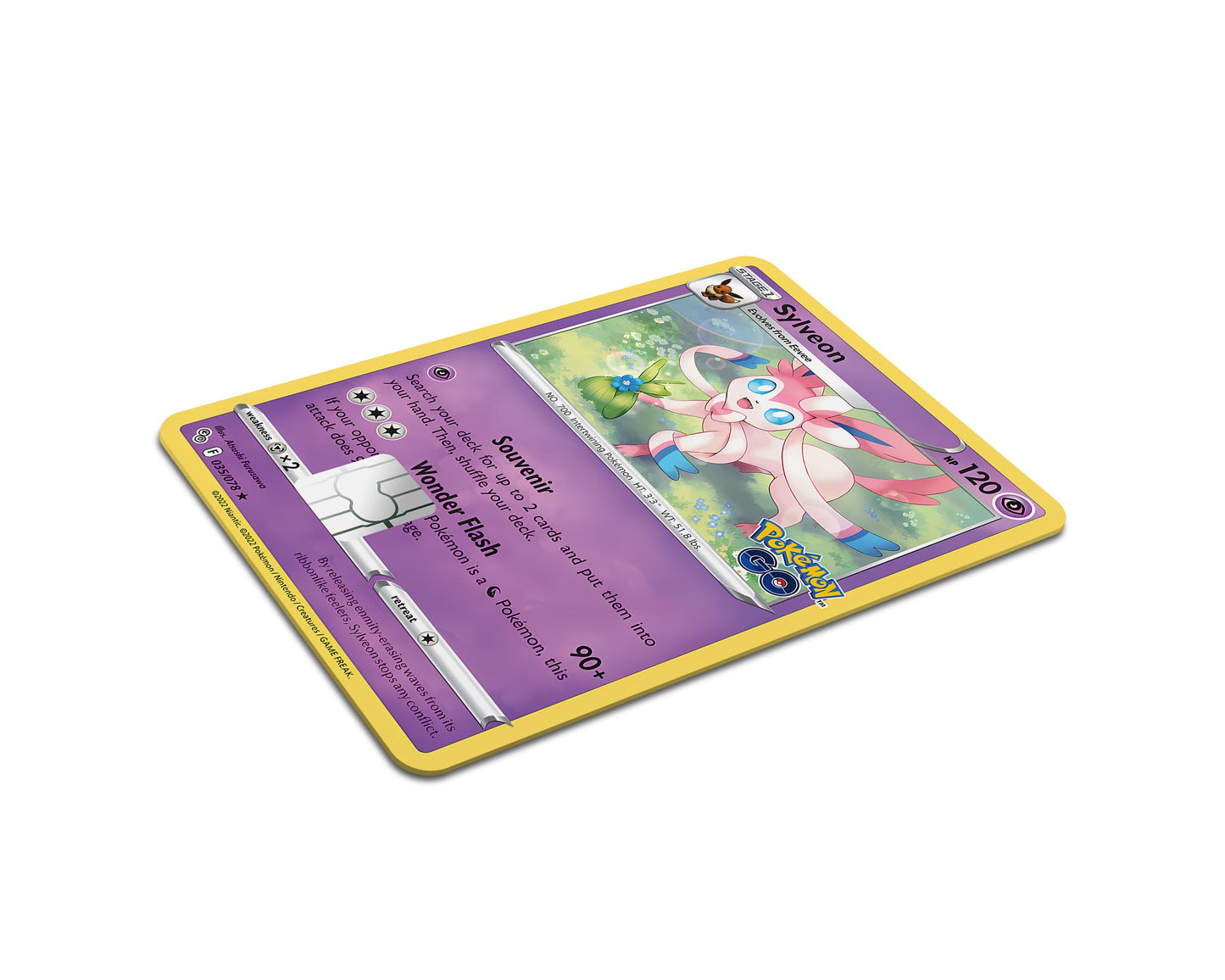 Anime Town Creations Credit Card Cute Sylveon Pokemon Card Full Skins - Anime Pokemon Credit Card Skin