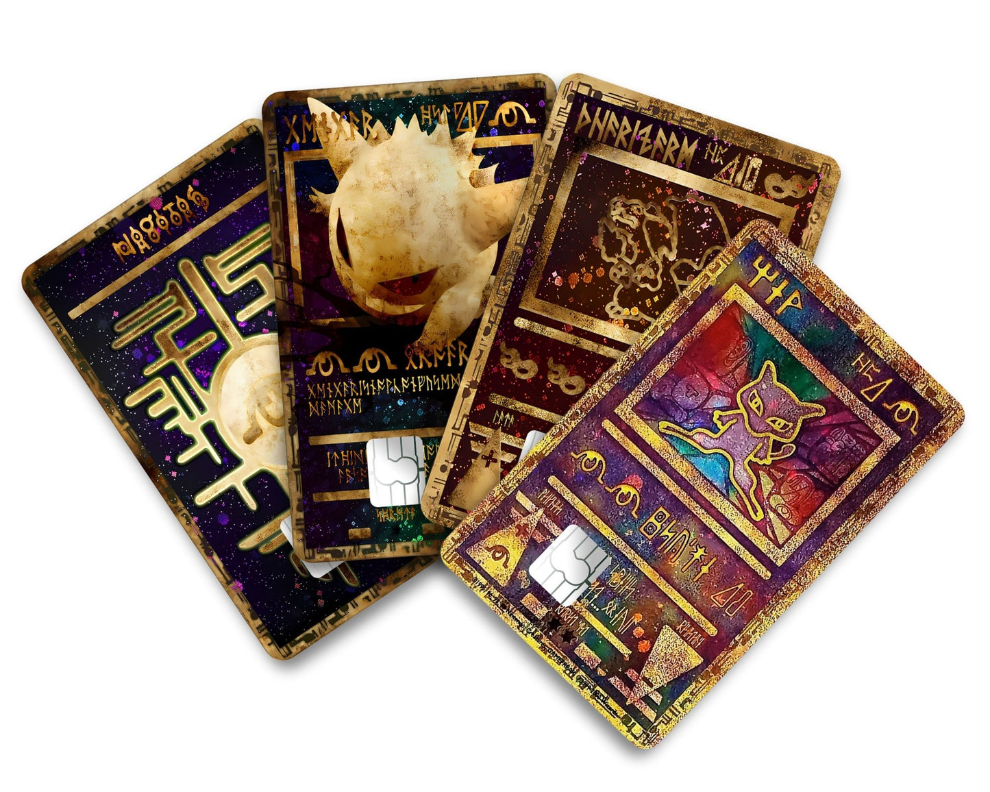 Ancient Pokemon Cards Credit Card Bundle Skin