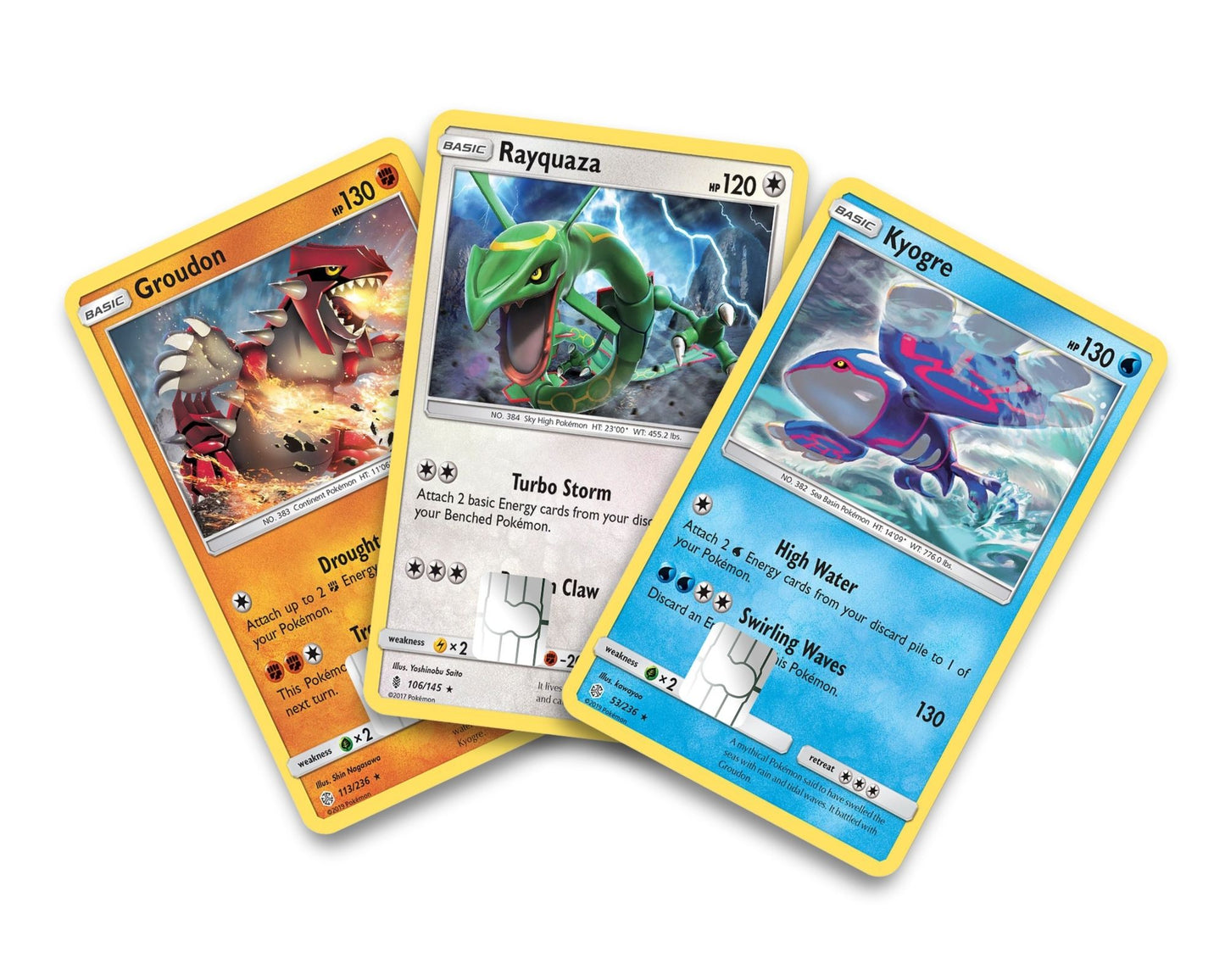 Pokemon Legendary Weather Trio Credit Card Bundle Skin
