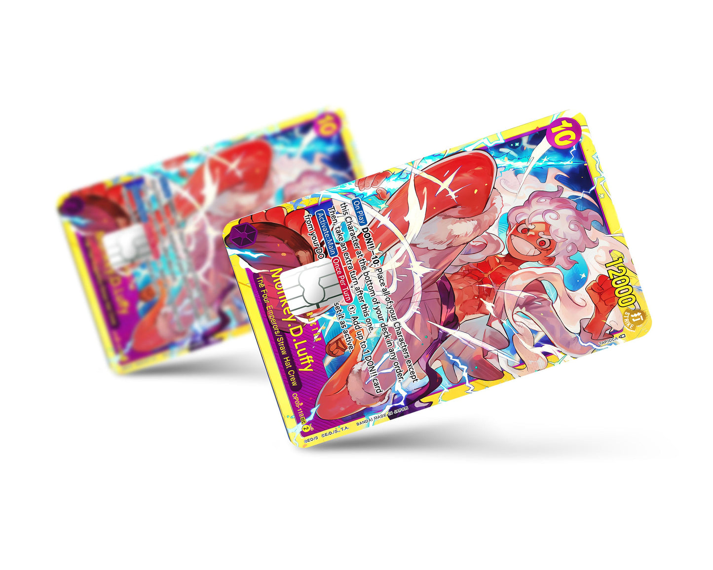 Anime Town Creations Credit Card Joyboy Luffy One Piece Card Full Skins - Anime One Piece Credit Card Skin