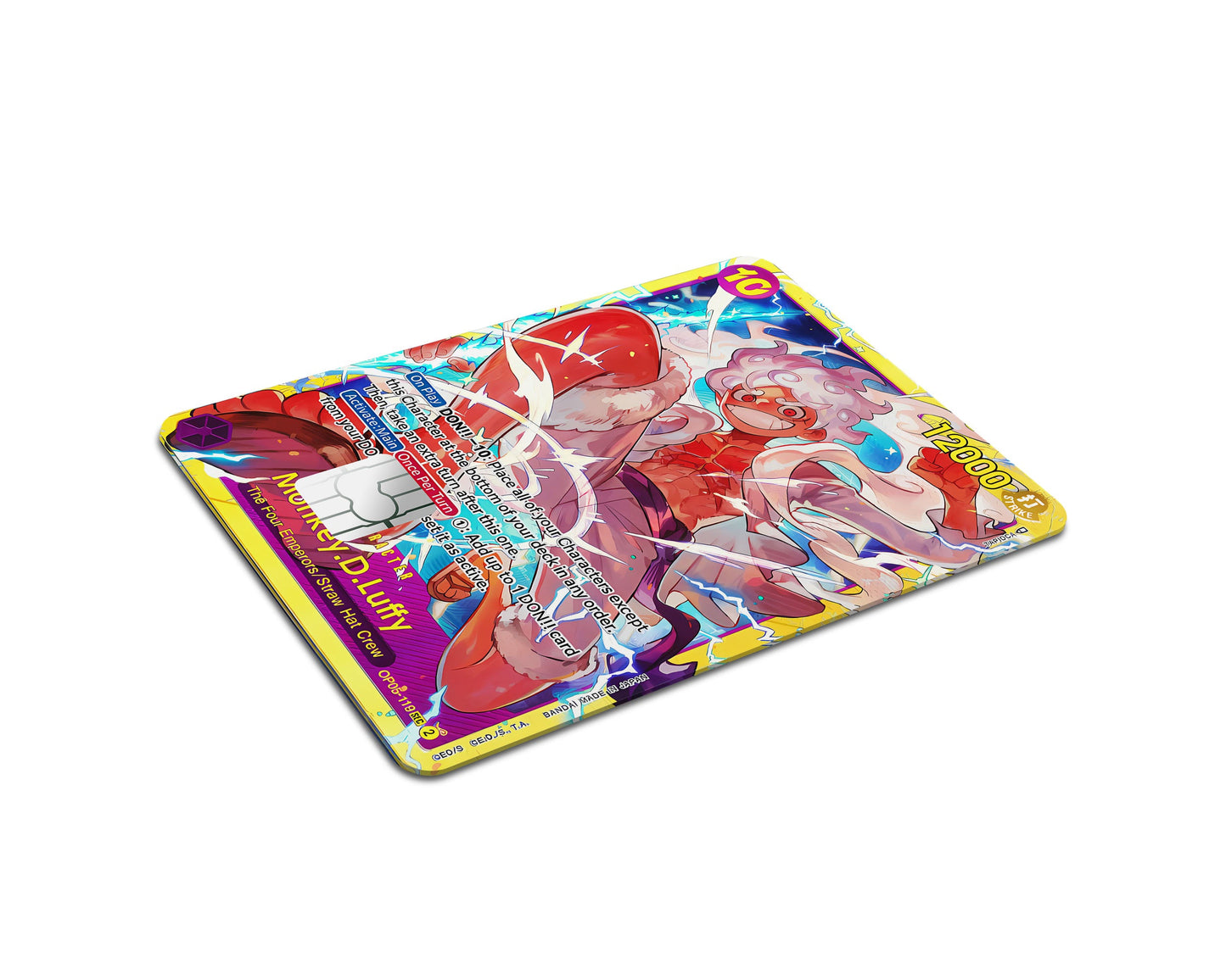 Anime Town Creations Credit Card Joyboy Luffy One Piece Card Half Skins - Anime One Piece Credit Card Skin
