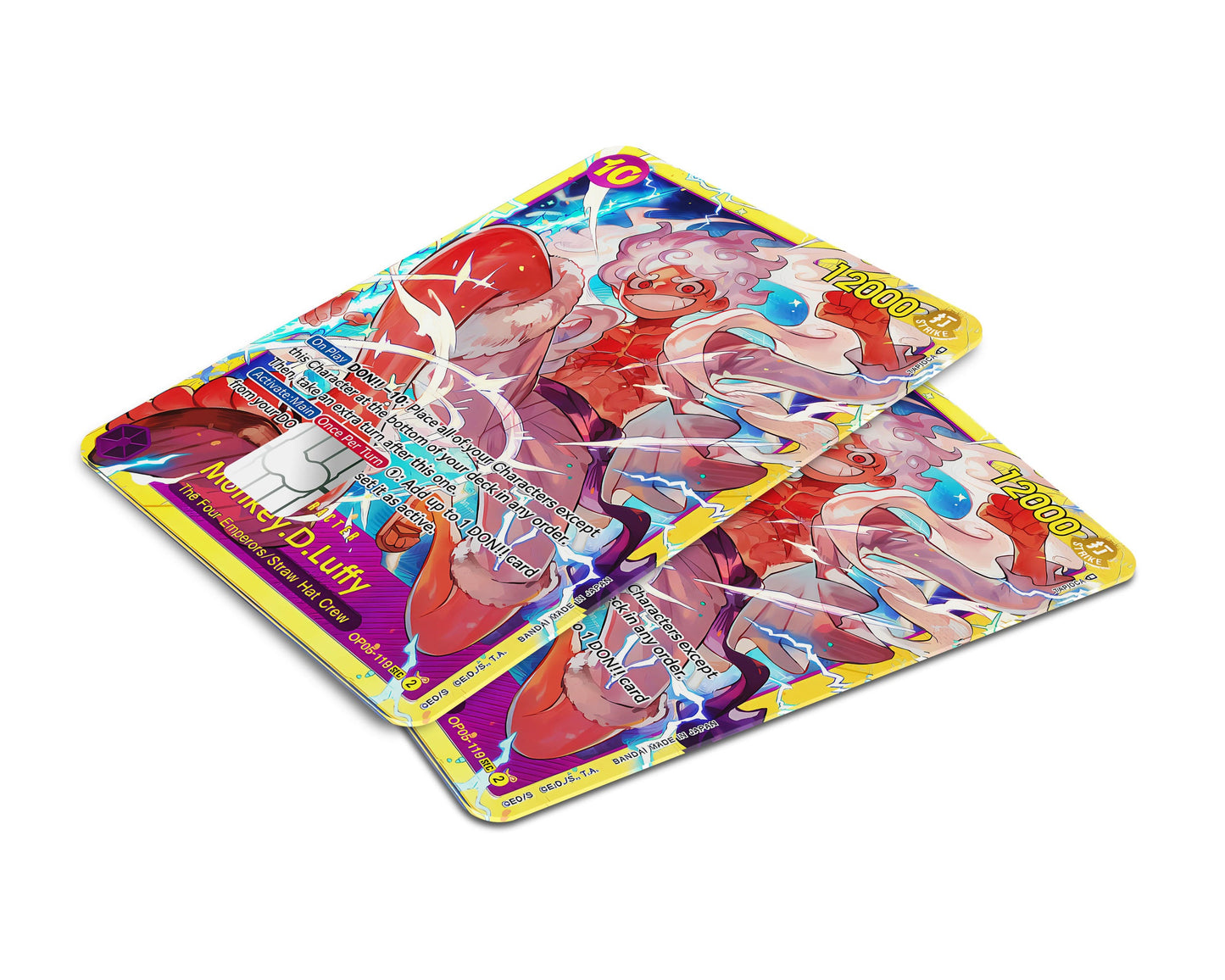 Anime Town Creations Credit Card Joyboy Luffy One Piece Card Window Skins - Anime One Piece Credit Card Skin