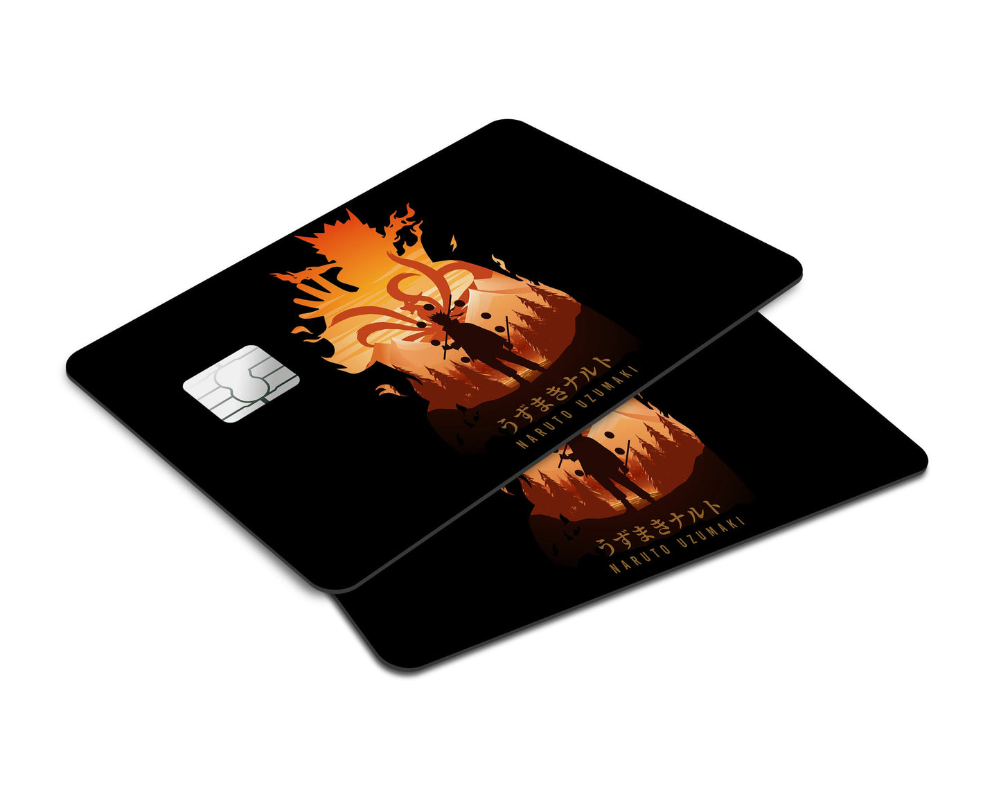 Anime Town Creations Credit Card Naruto Uzumaki Minimalist Window Skins - Anime Naruto Credit Card Skin