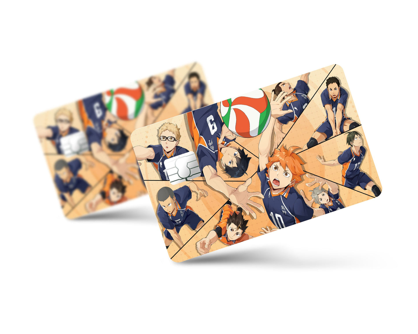Anime Town Creations Credit Card Haikyuu Fly High Frames Full Skins - Anime Haikyuu Credit Card Skin