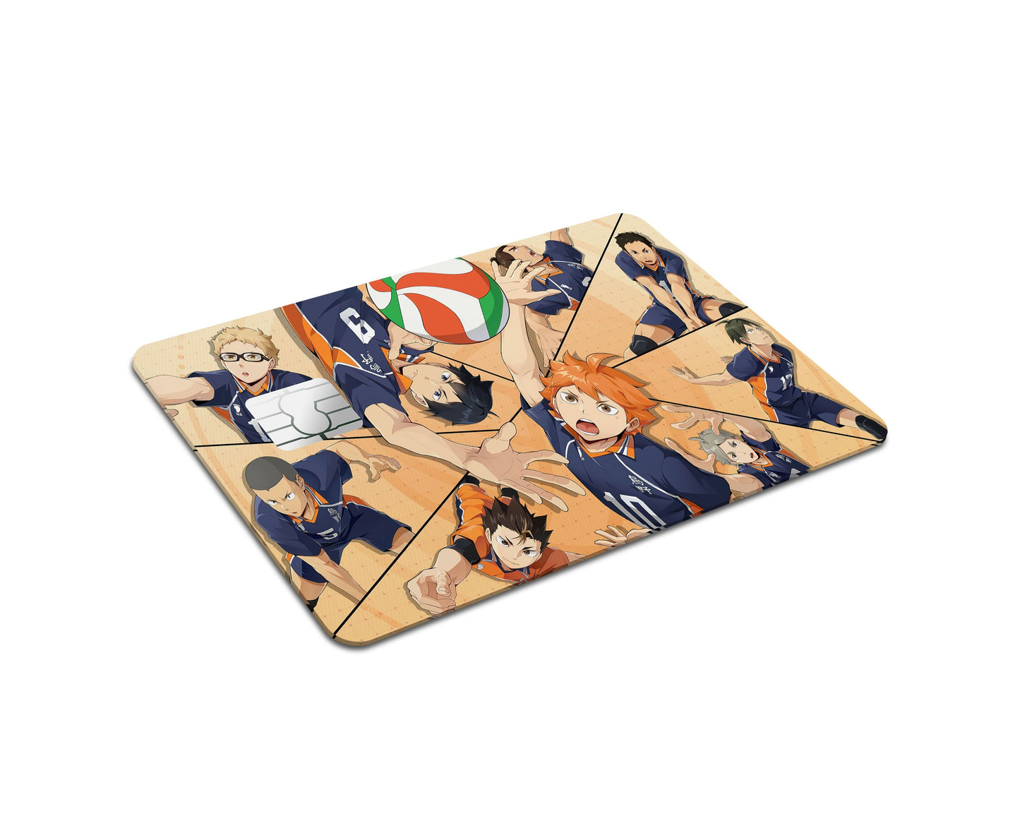 Anime Town Creations Credit Card Haikyuu Fly High Frames Half Skins - Anime Haikyuu Credit Card Skin