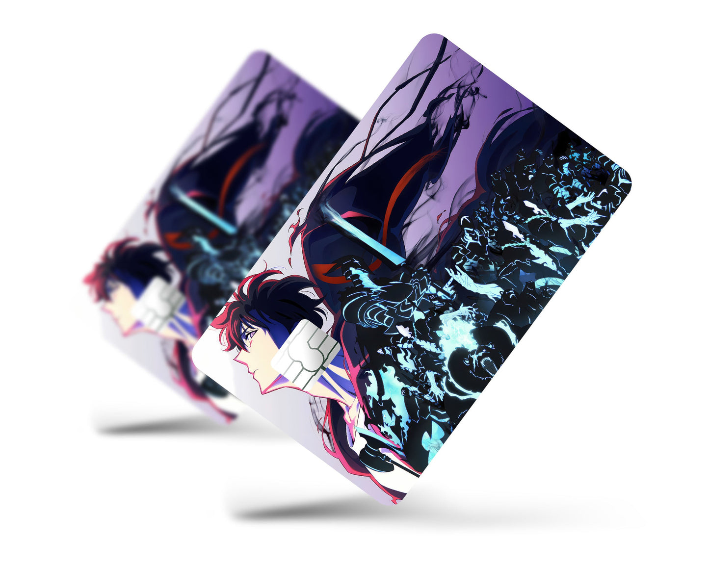 Anime Town Creations Credit Card Solo Leveling Jingwoo Shadow Summon Full Skins - Anime Solo Leveling Credit Card Skin