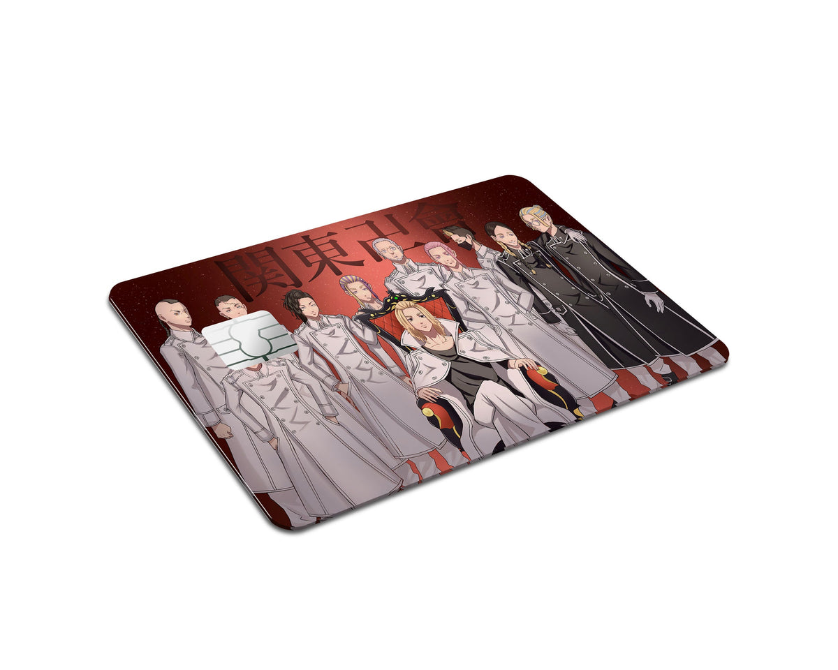 Anime Town Creations Credit Card Tokyo Revengers Kanto Manji Gang Half Skins - Anime Tokyo Revengers Credit Card Skin