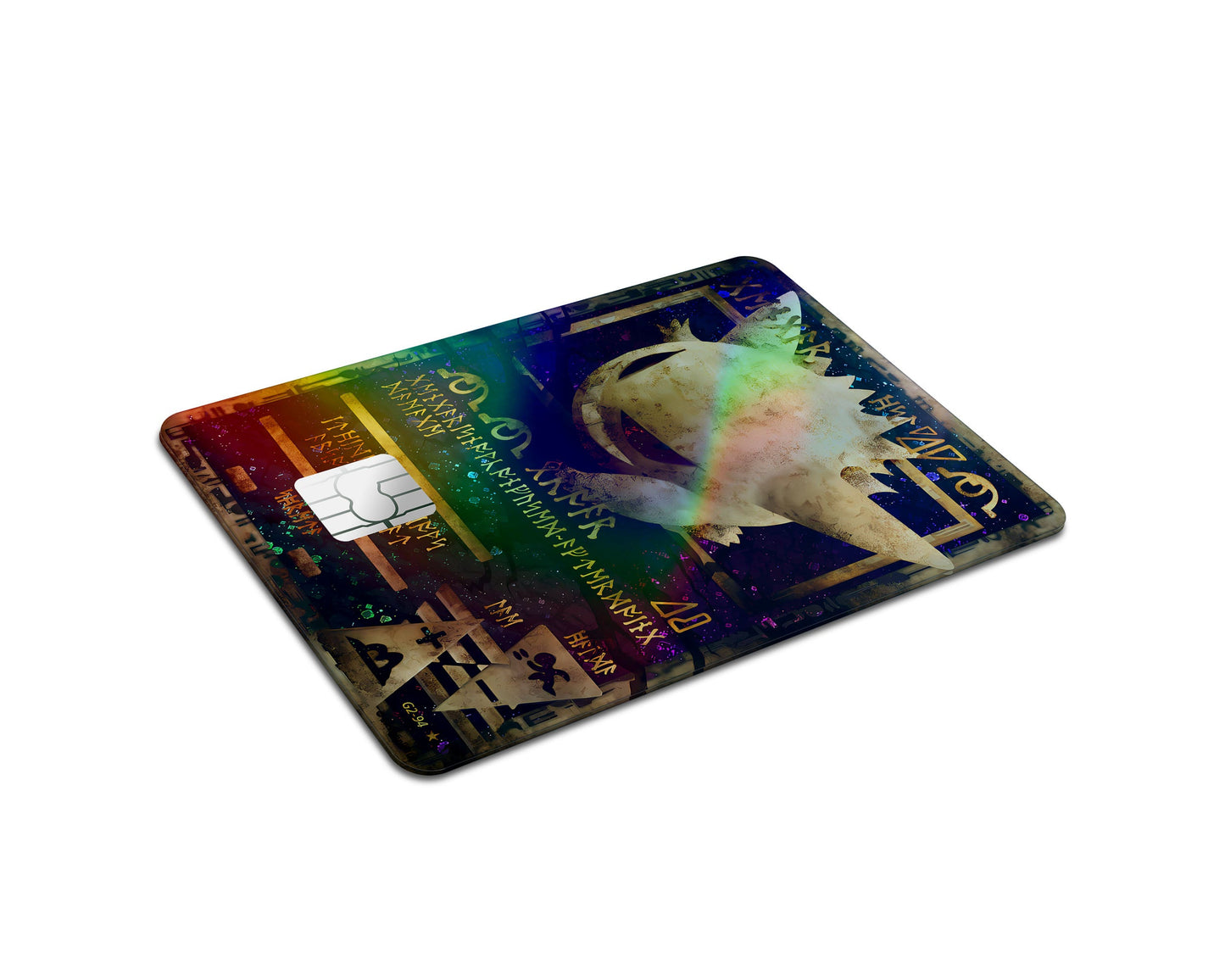 Anime Town Creations Holographic Credit Card Ancient Gengar Pokemon Card Full Skins - Anime Pokemon Holographic Credit Card Skin