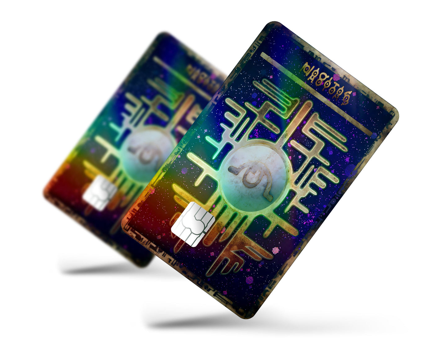 Anime Town Creations Holographic Credit Card Ancient Pokemon Card Full Skins - Anime Pokemon Holographic Credit Card Skin