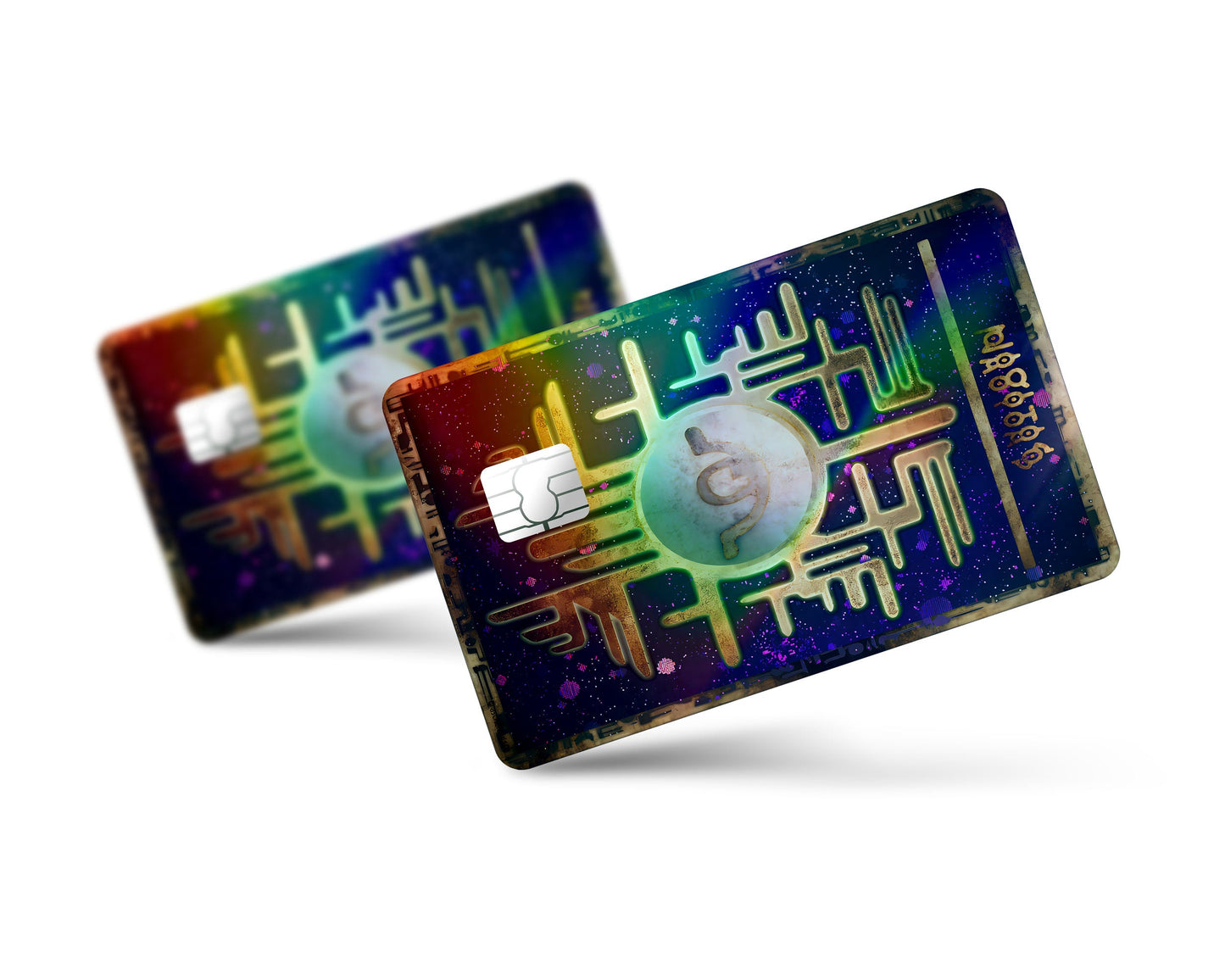 Anime Town Creations Holographic Credit Card Ancient Pokemon Card Full Skins - Anime Pokemon Holographic Credit Card Skin