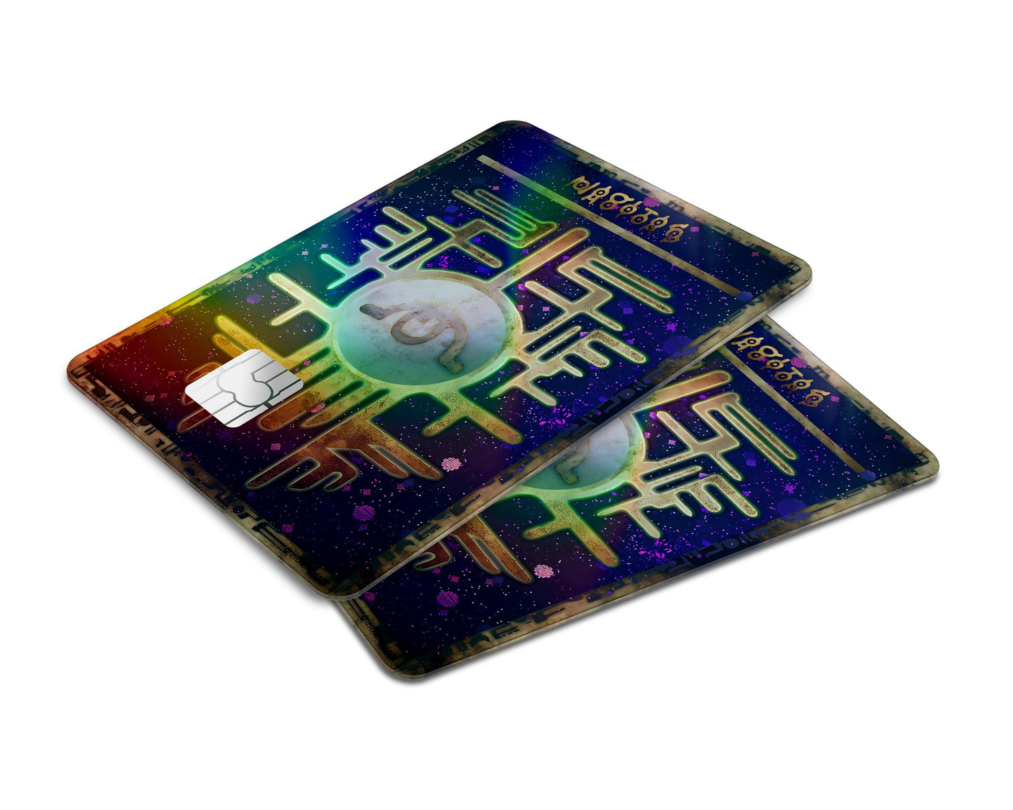 Anime Town Creations Holographic Credit Card Ancient Pokemon Card Window Skins - Anime Pokemon Holographic Credit Card Skin
