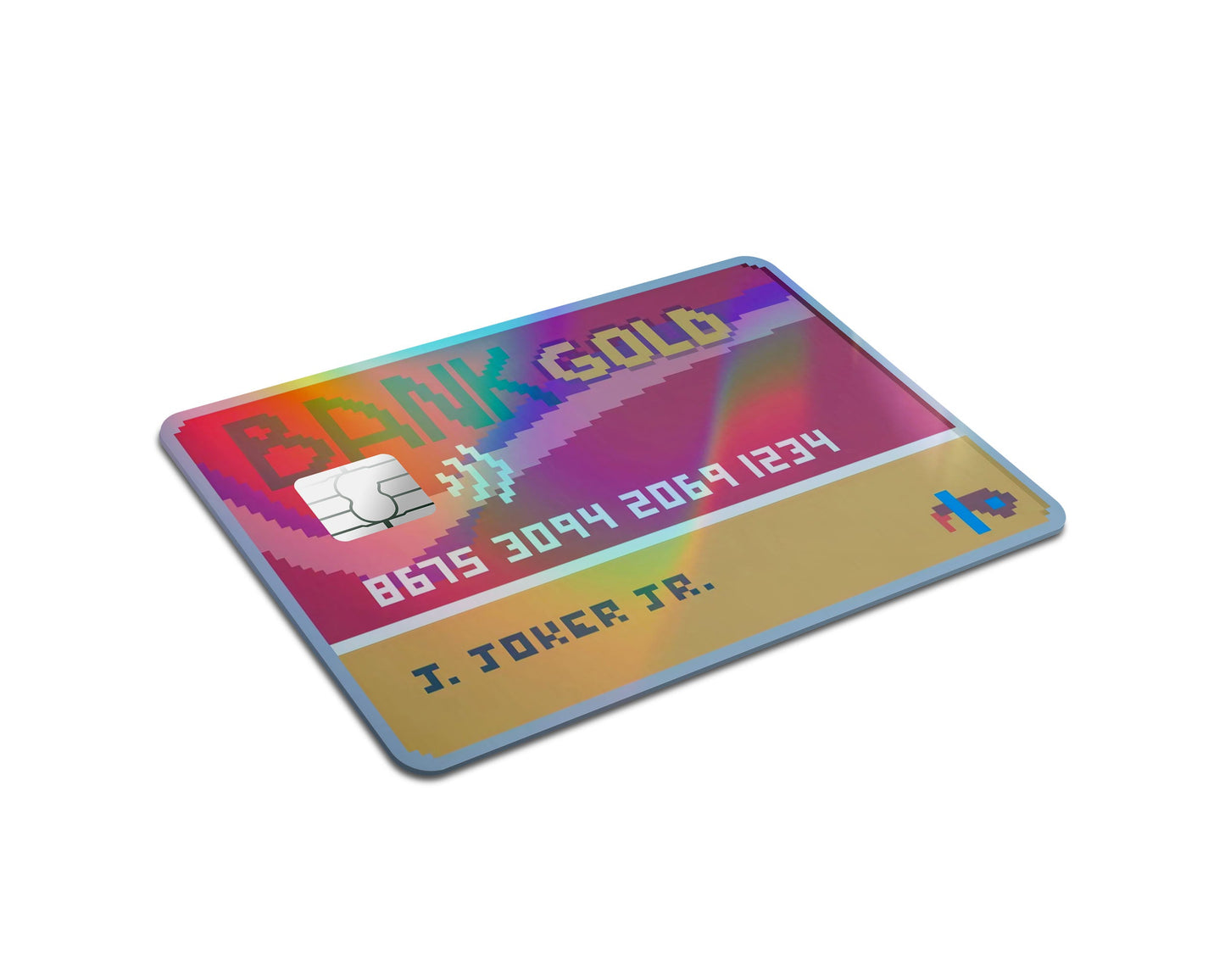 Anime Town Creations Holographic Credit Card Balatro Credit Card Joker Half Skins - Anime Balatro Holographic Credit Card Skin