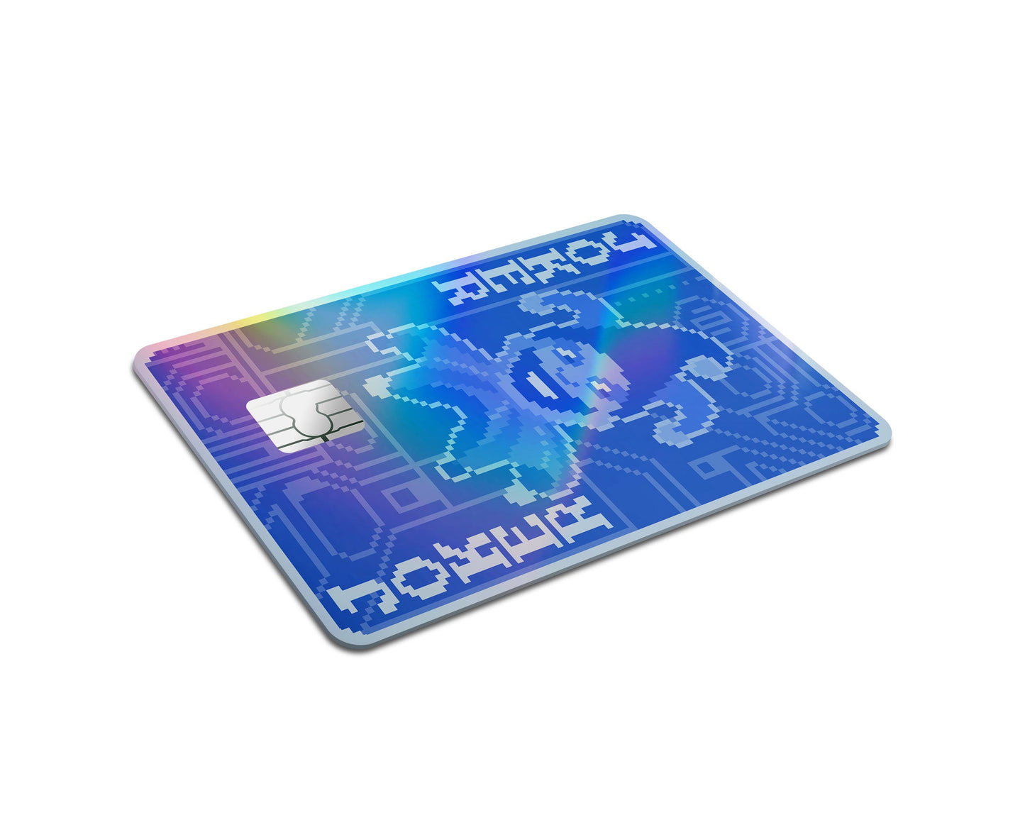 Anime Town Creations Holographic Credit Card Balatro Blueprint Joker Half Skins - Anime Balatro Holographic Credit Card Skin