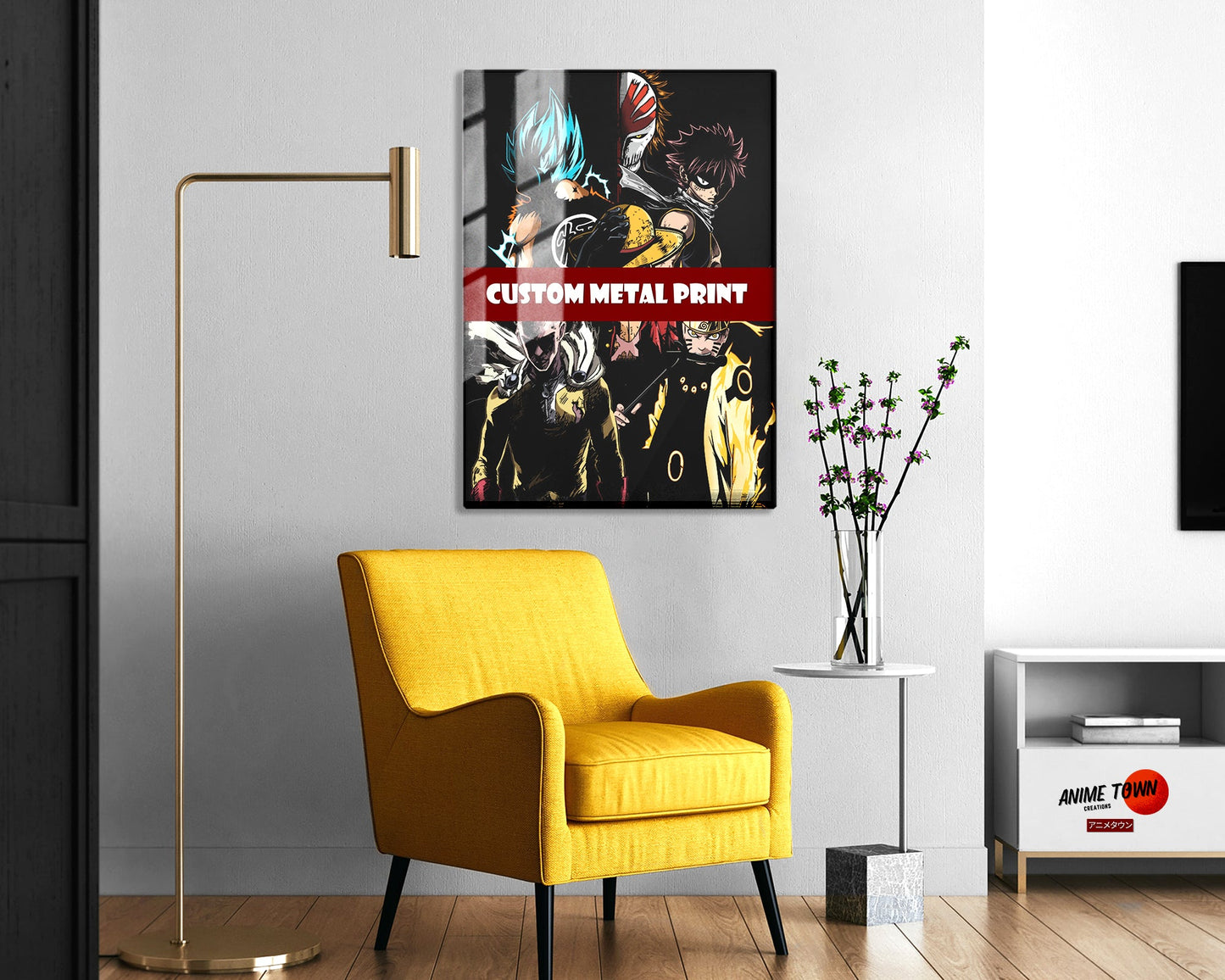 Anime Town Creations Metal Poster Create Your Own 5" x 7" Home Goods - Custom Custom Metal Poster