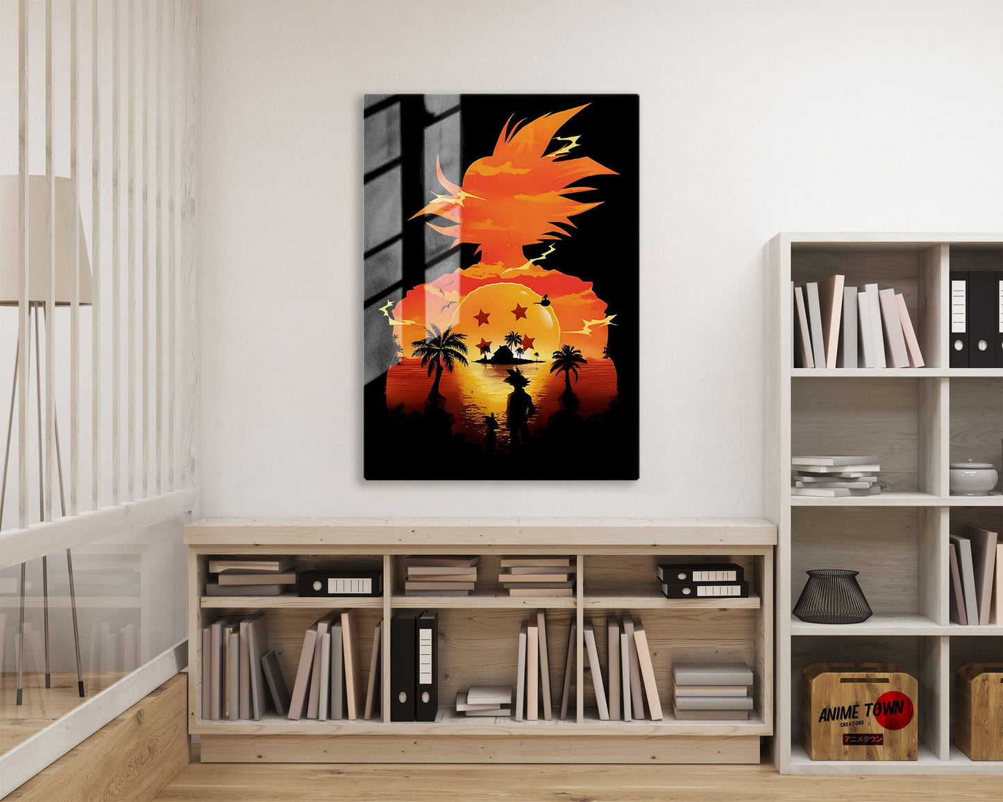 Anime Town Creations Metal Poster Dragon Ball Z Goku Black 16" x 24" Home Goods - Anime Dragon Ball Metal Poster