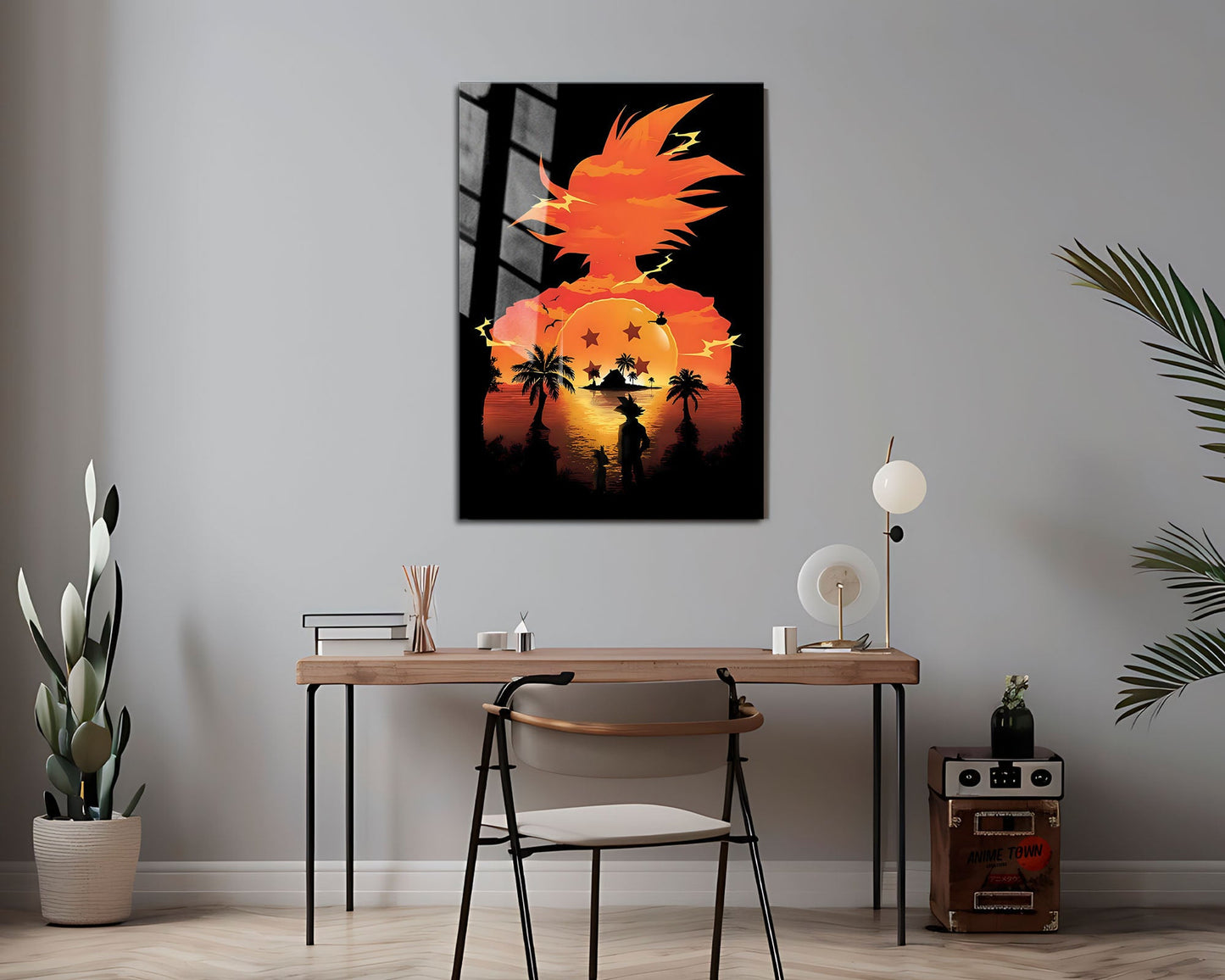 Anime Town Creations Metal Poster Dragon Ball Z Goku Black 16" x 24" Home Goods - Anime Dragon Ball Metal Poster