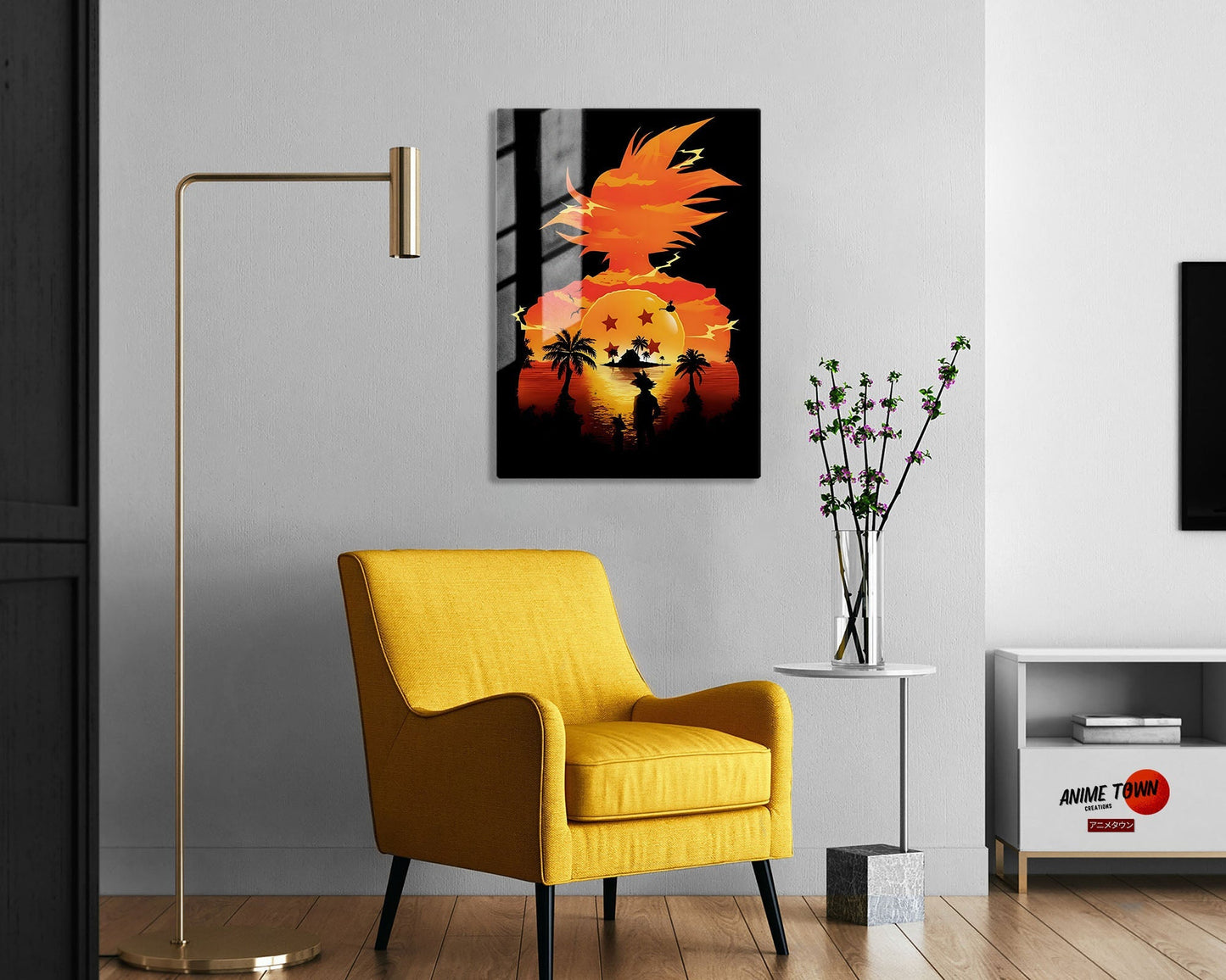 Dragon Ball Z Goku Black Metal Poster
